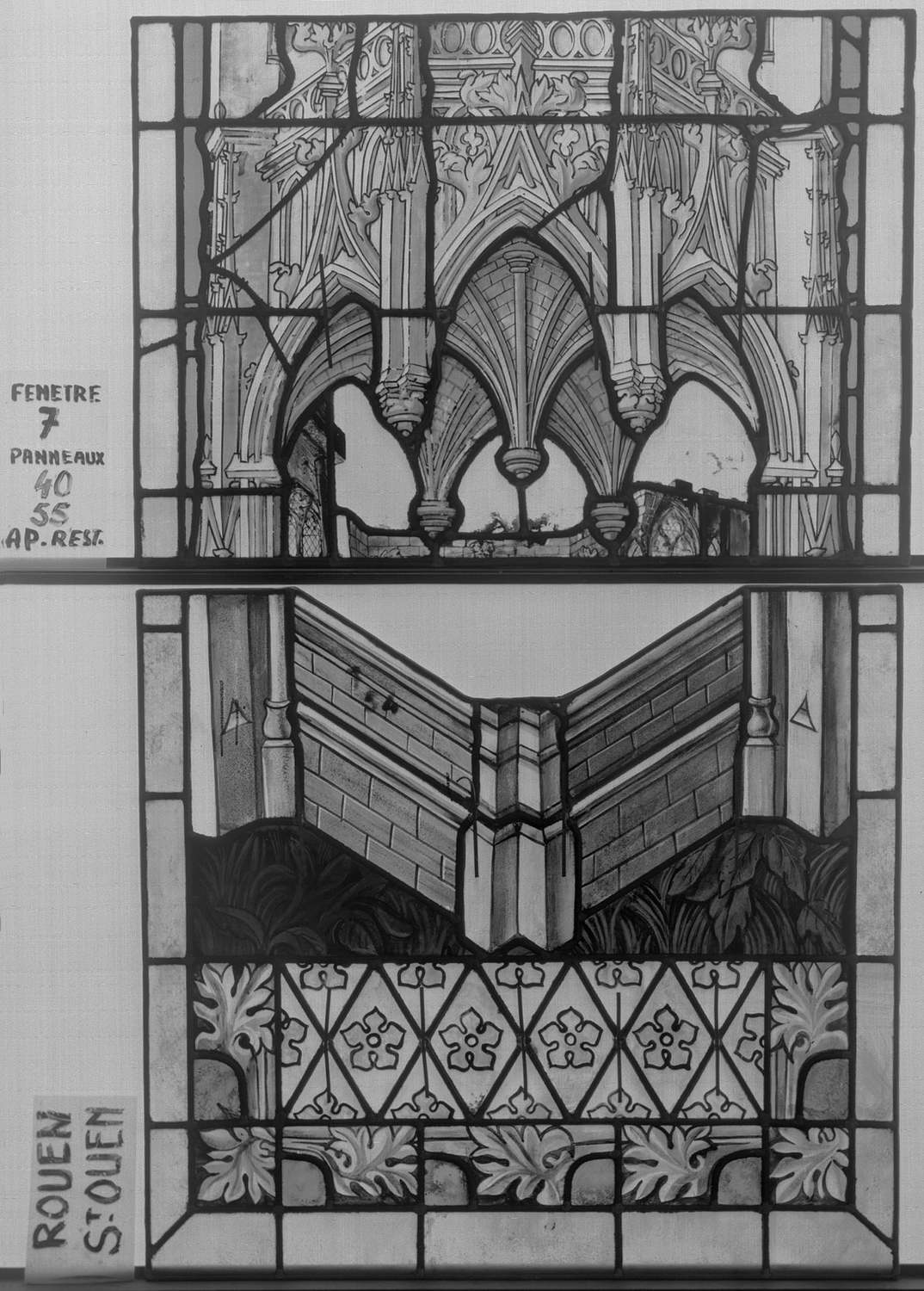 Fenêtre 7 ; Panneaux 40 – 55