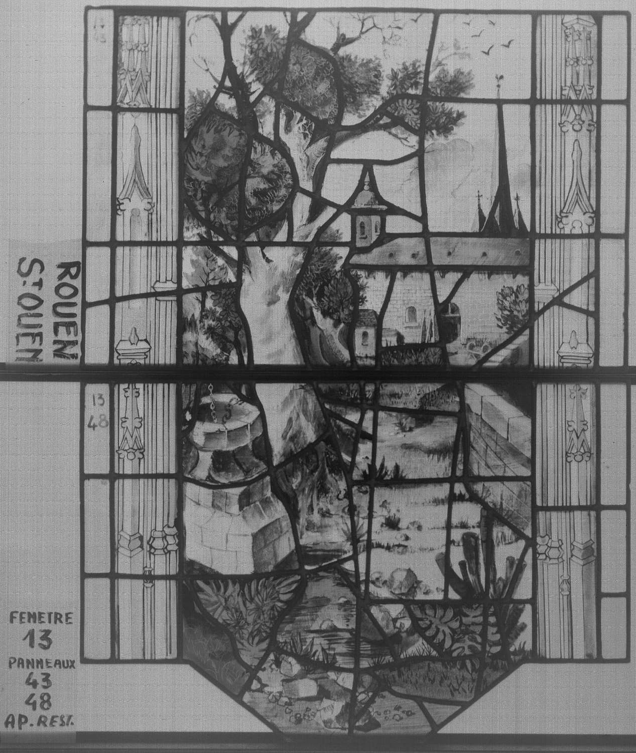 Fenêtre 13 ; Panneaux 43 - 48