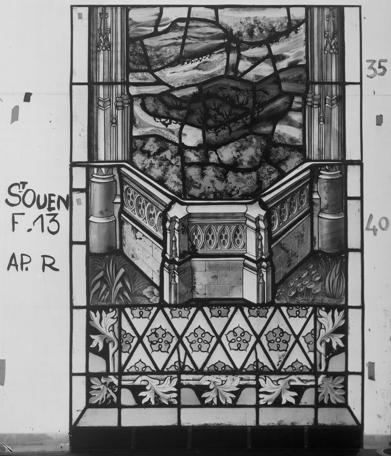 Fenêtre 13 ; Panneaux 35 - 40