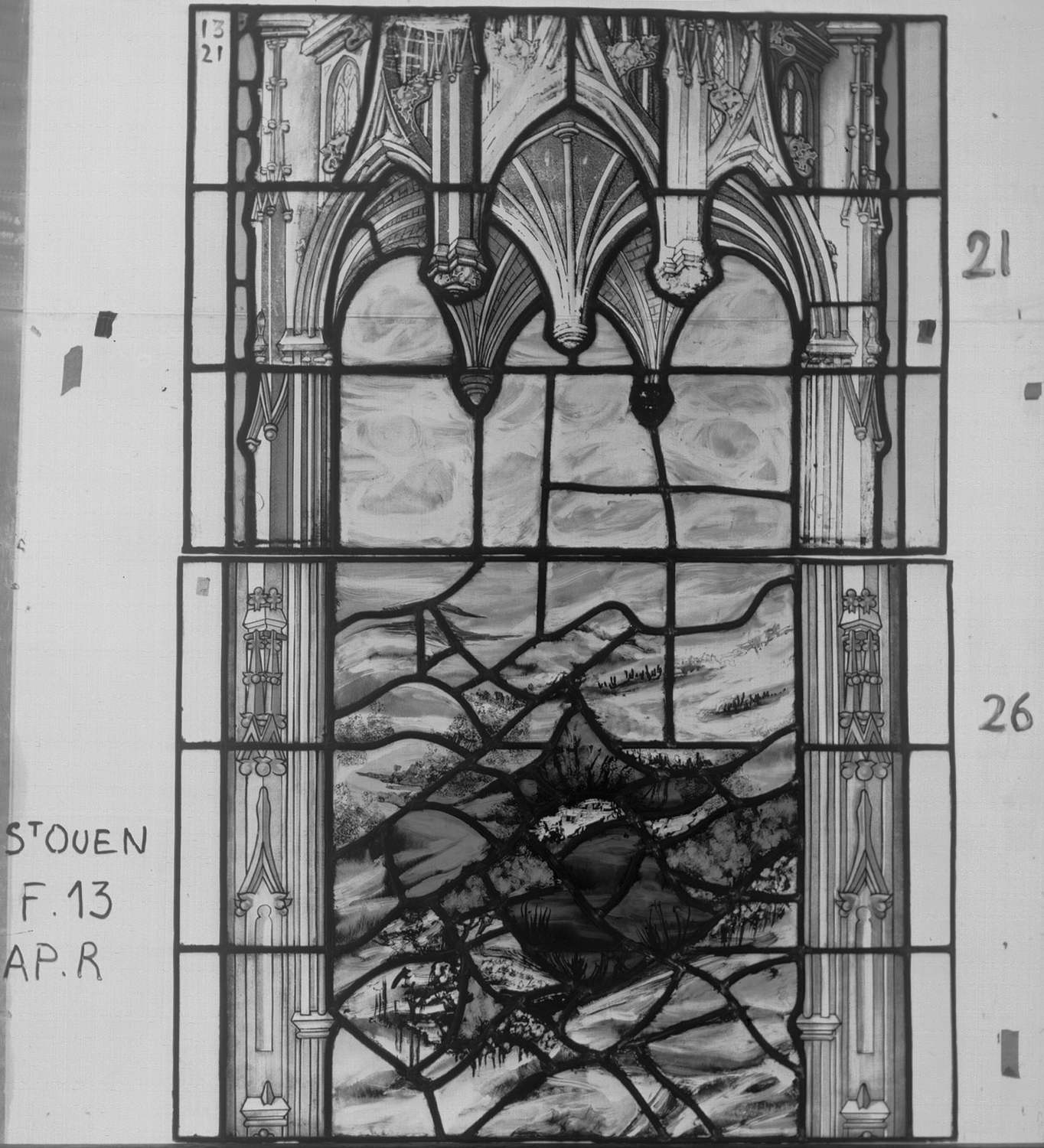 Fenêtre 13 ; Panneaux 21 - 26