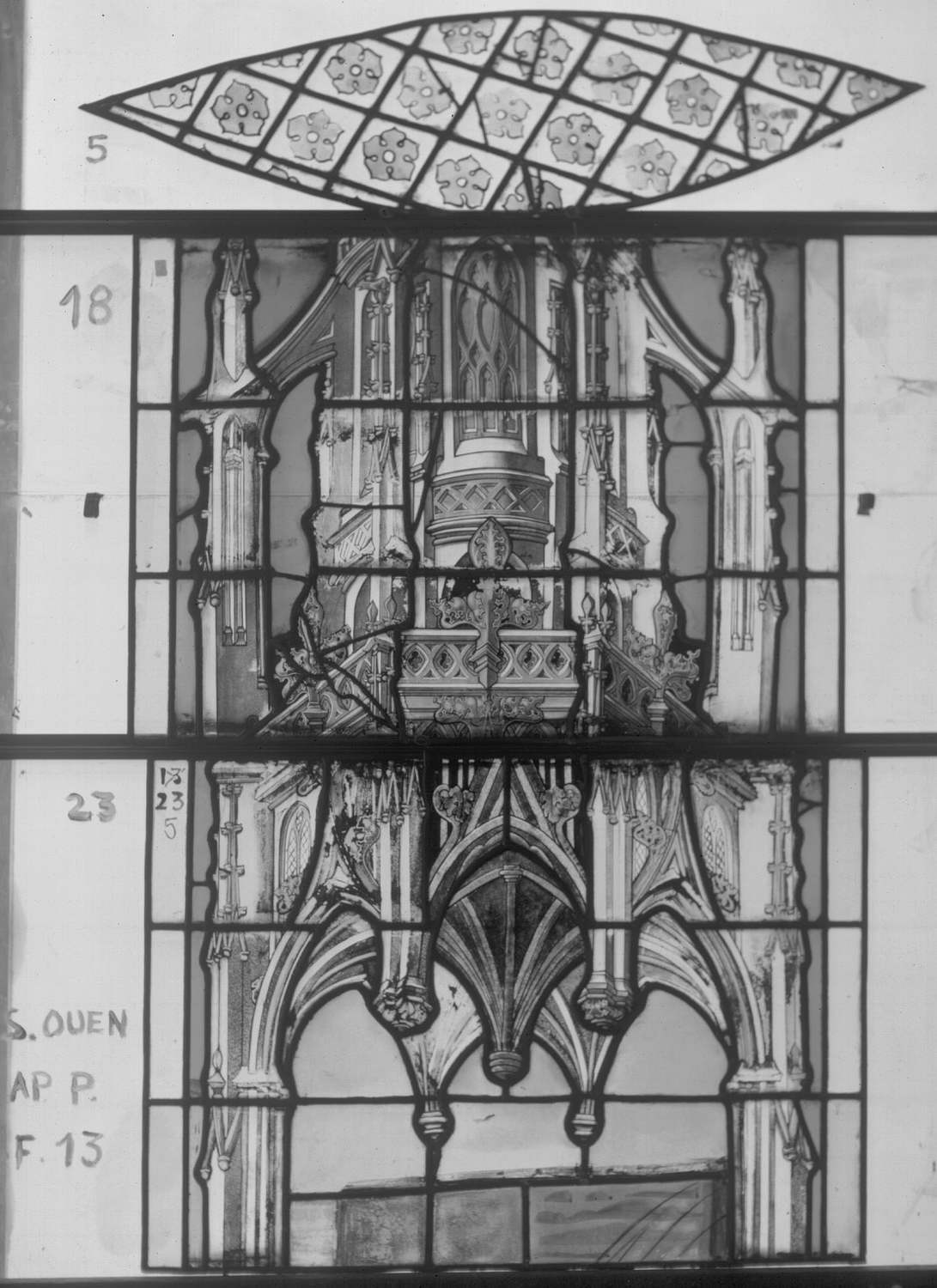 Fenêtre 13 ; Panneaux 18 – 23 ; Fragment 5