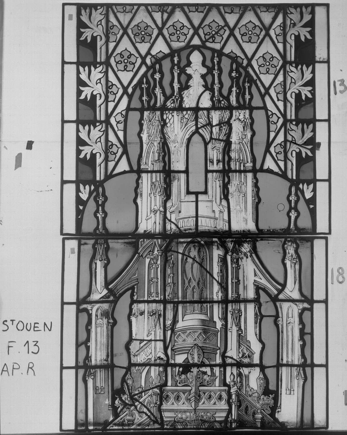 Fenêtre 13 ; Panneaux 13 - 18