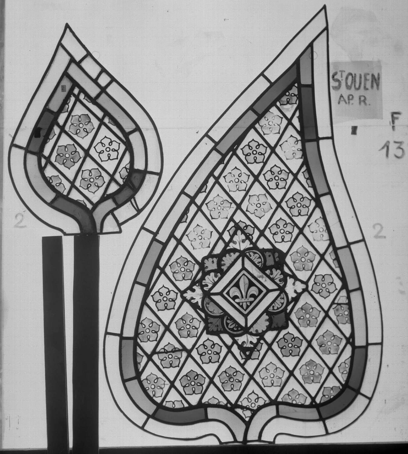 Fenêtre 13 ; Fragments 2 - 3