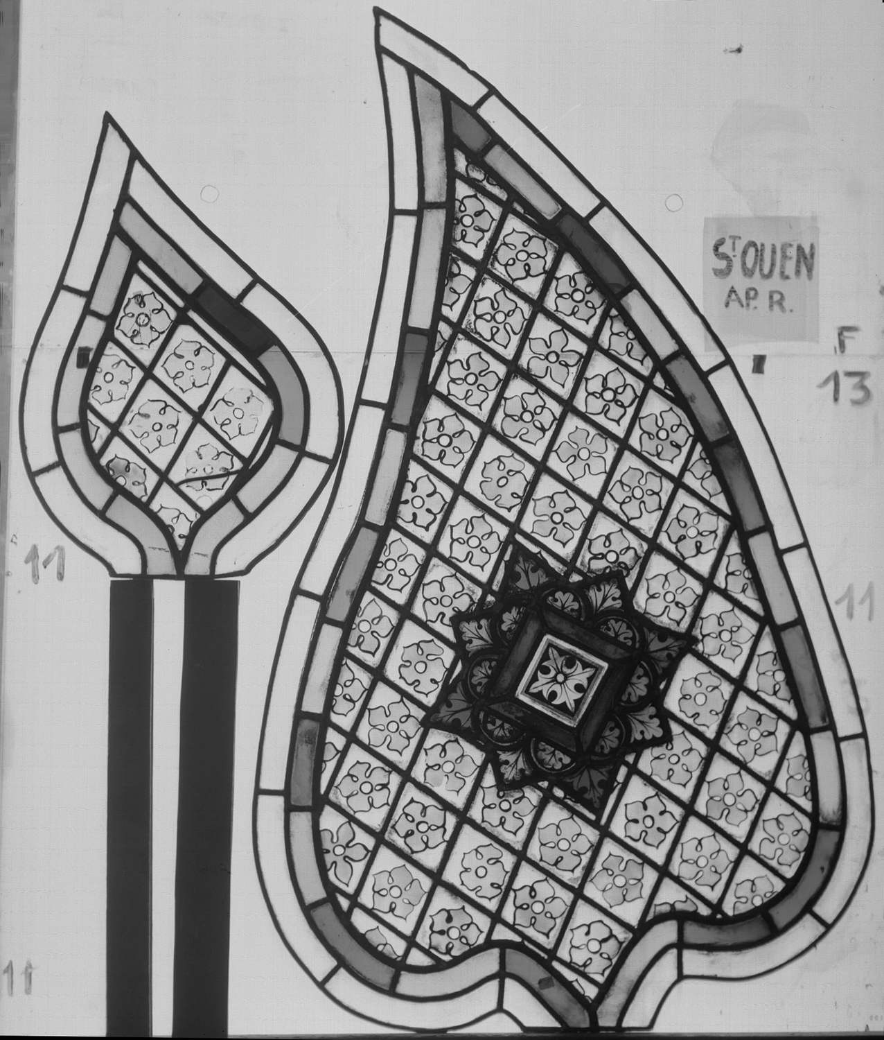 Fenêtre 13 ; Fragments 11 – 11 bis