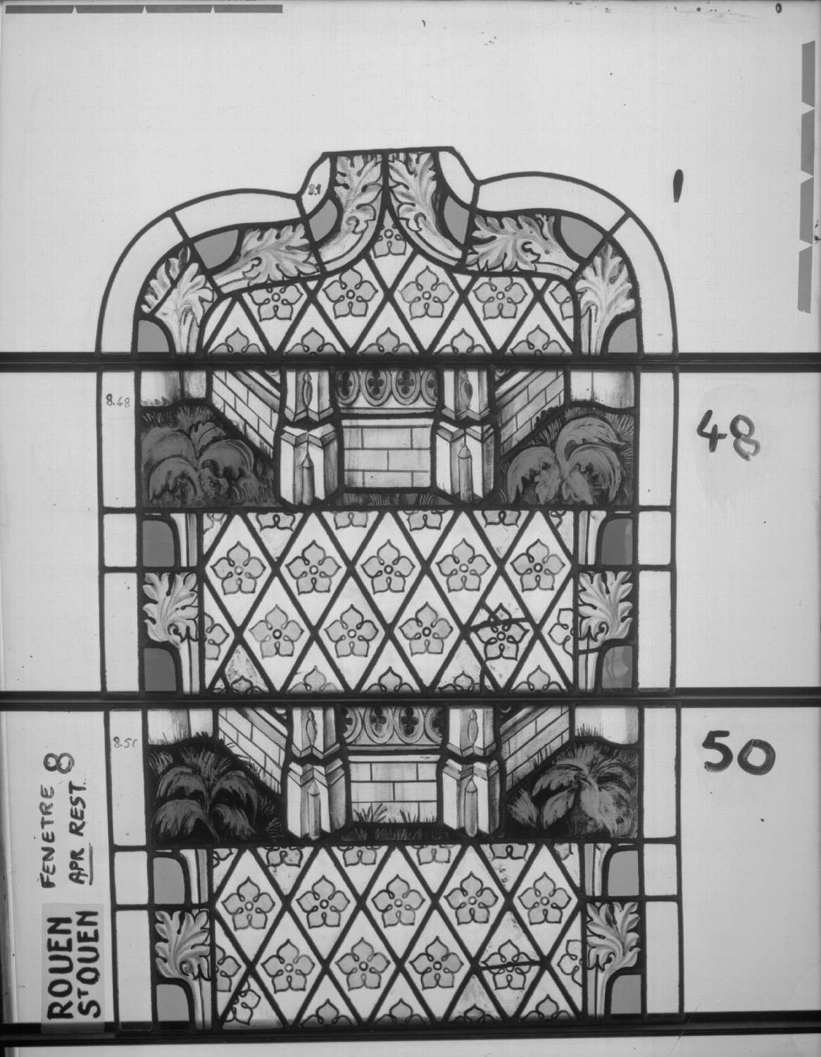 Fenêtre 8 ; Panneaux 1 - 48 - 50