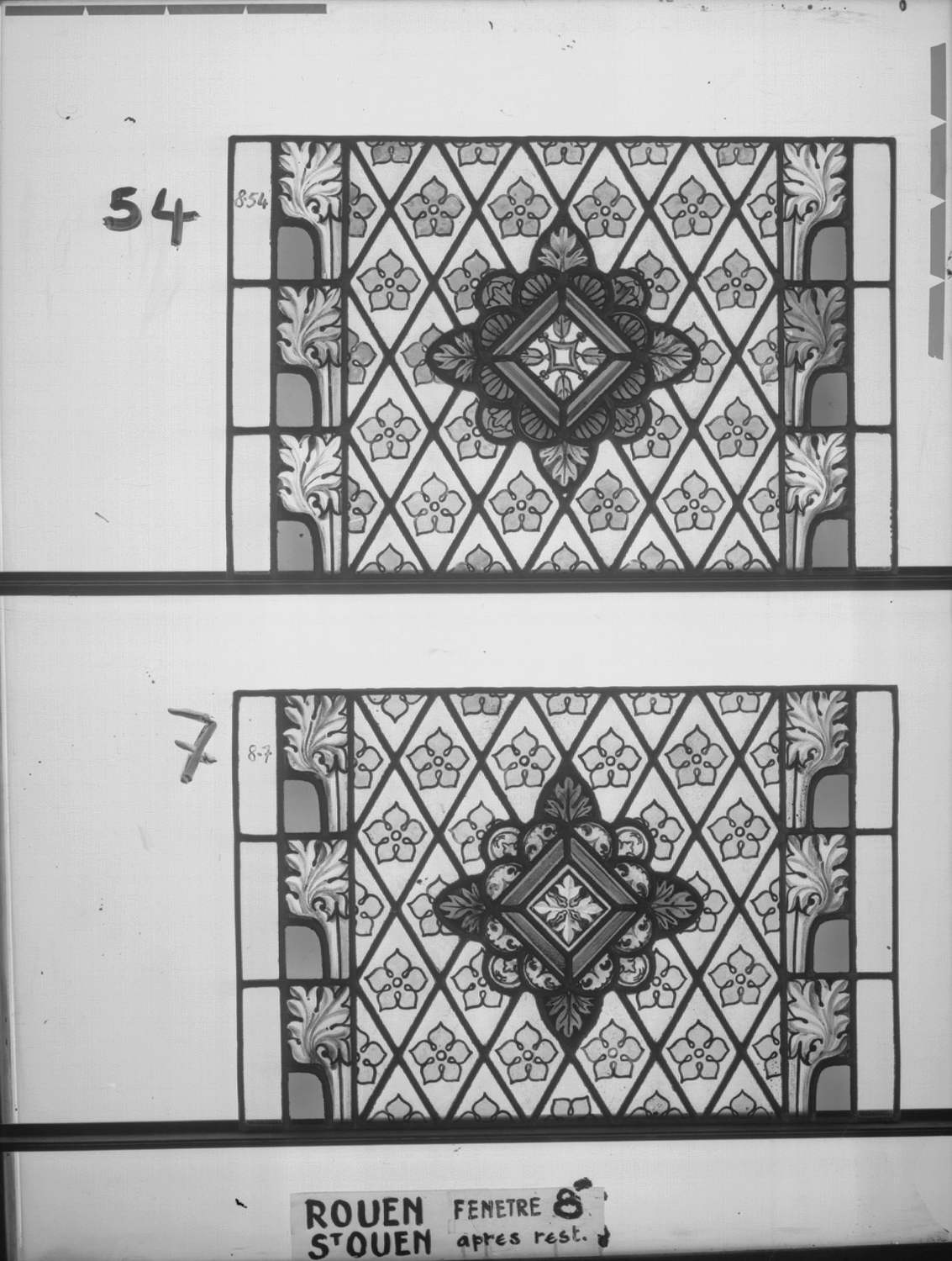 Fenêtre 8 ; Panneaux 7 - 54