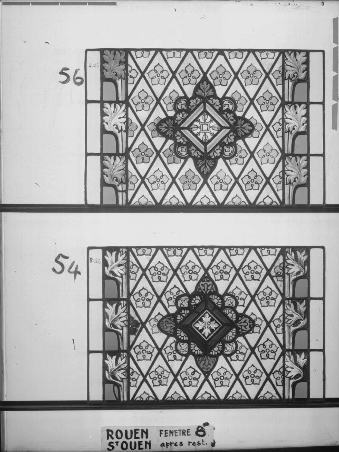 Fenêtre 8 ; Panneaux 54 - 56