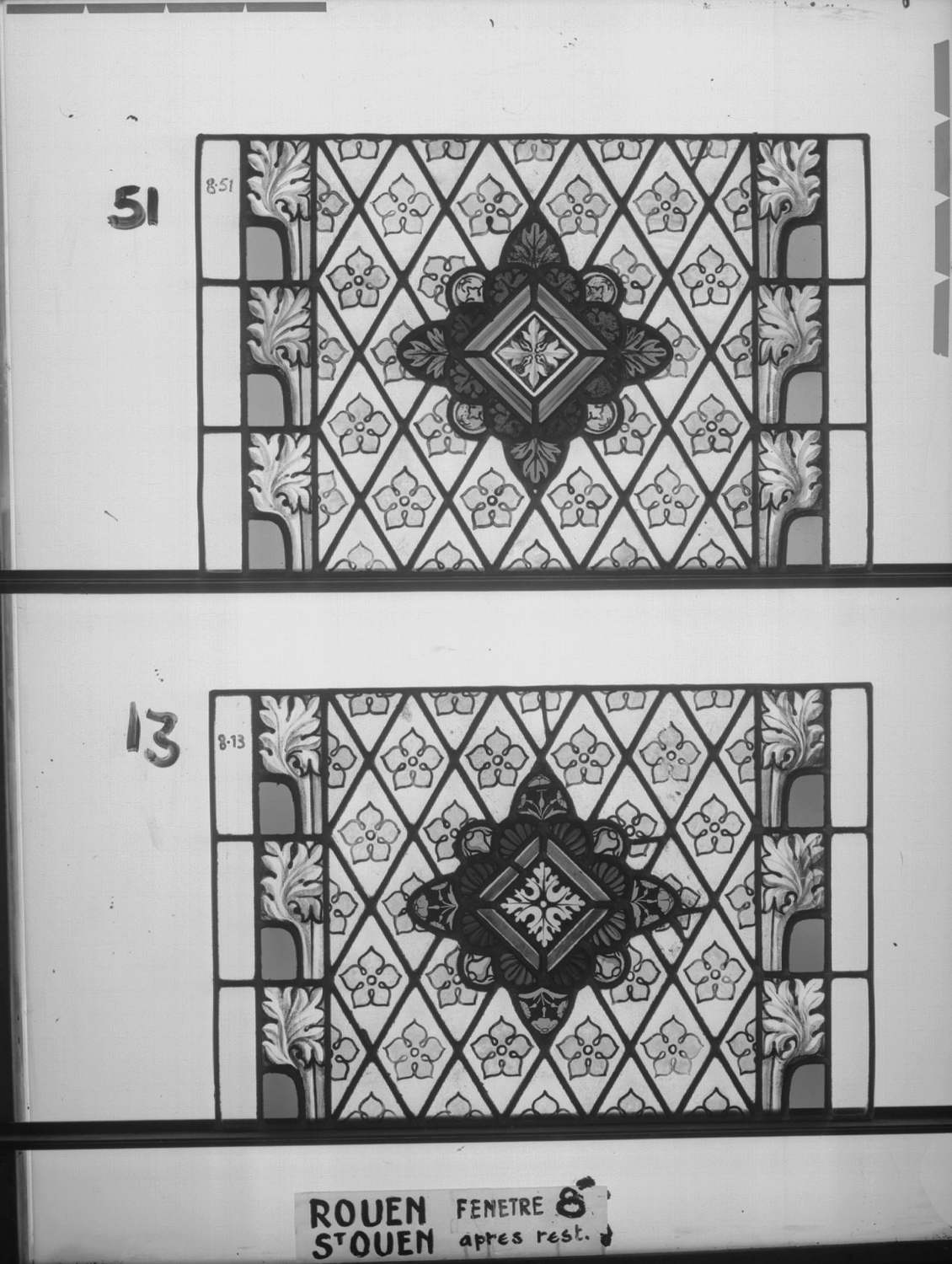 Fenêtre 8 ; Panneaux 51 - 13