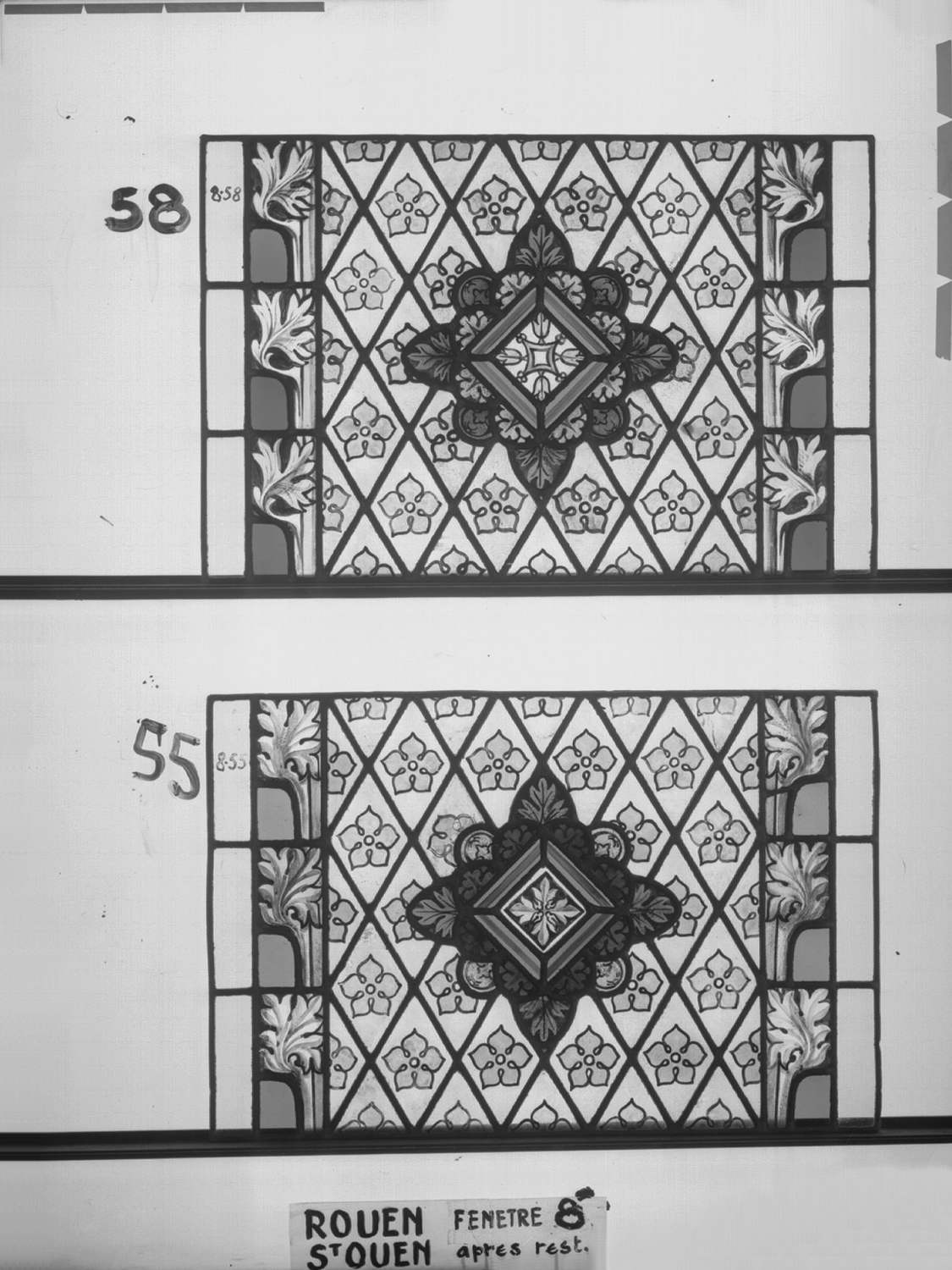 Fenêtre 8 ; Panneaux 55 - 58