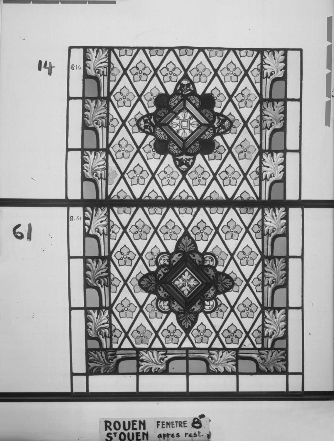 Fenêtre 8 ; Panneaux 14 - 61