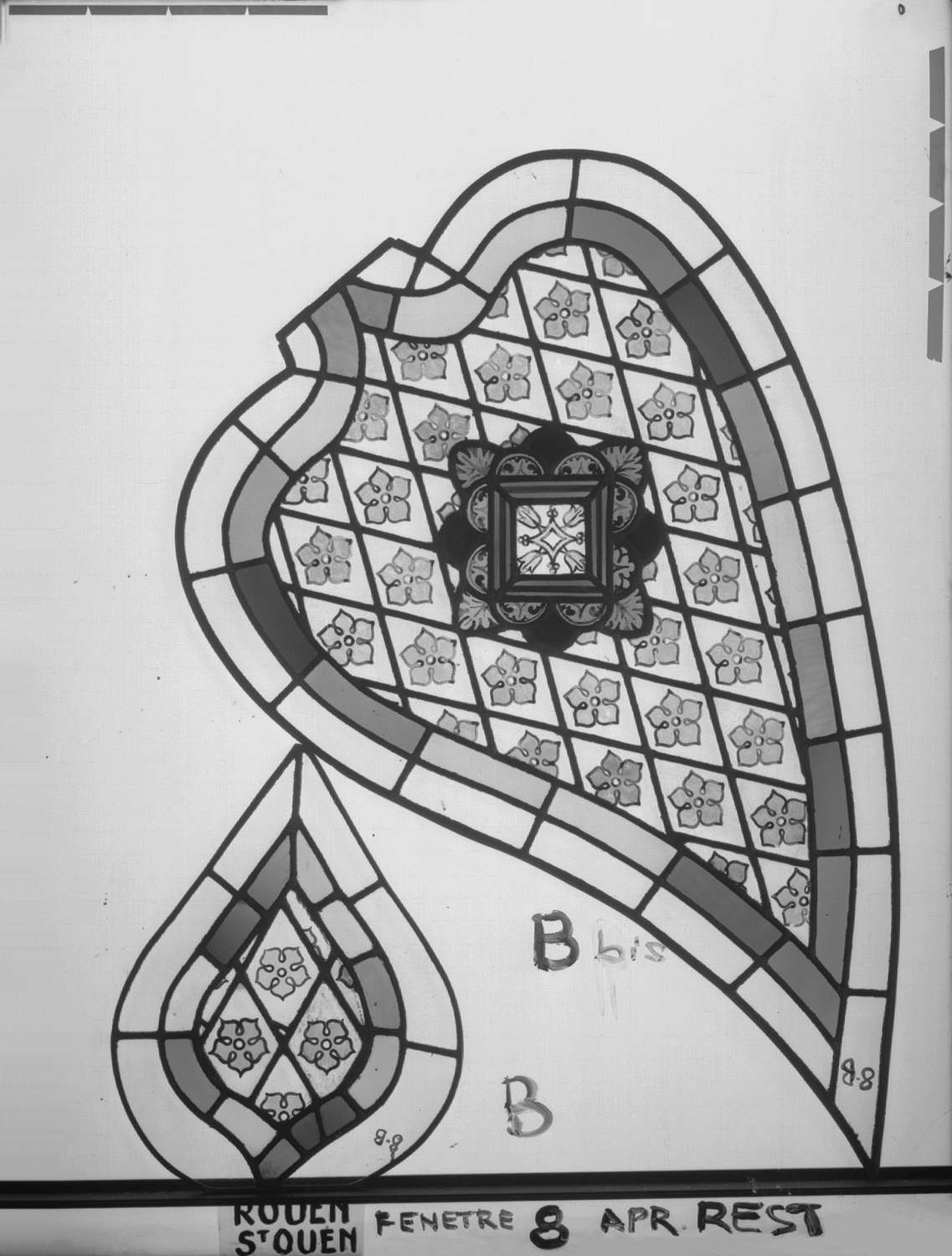 Fenêtre 8 ; Fragments B – B bis