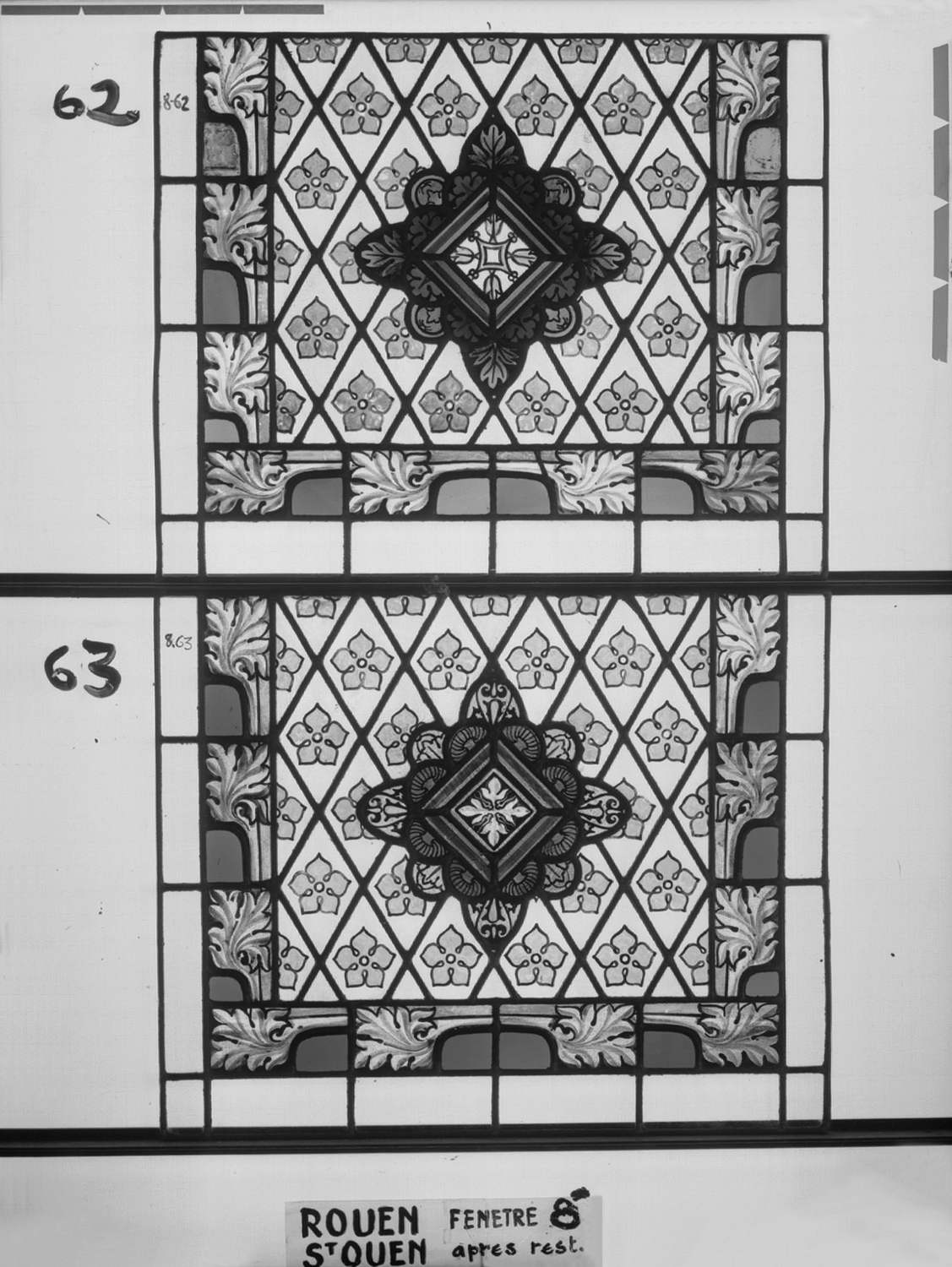 Fenêtre 8 ; Panneaux 62 - 63