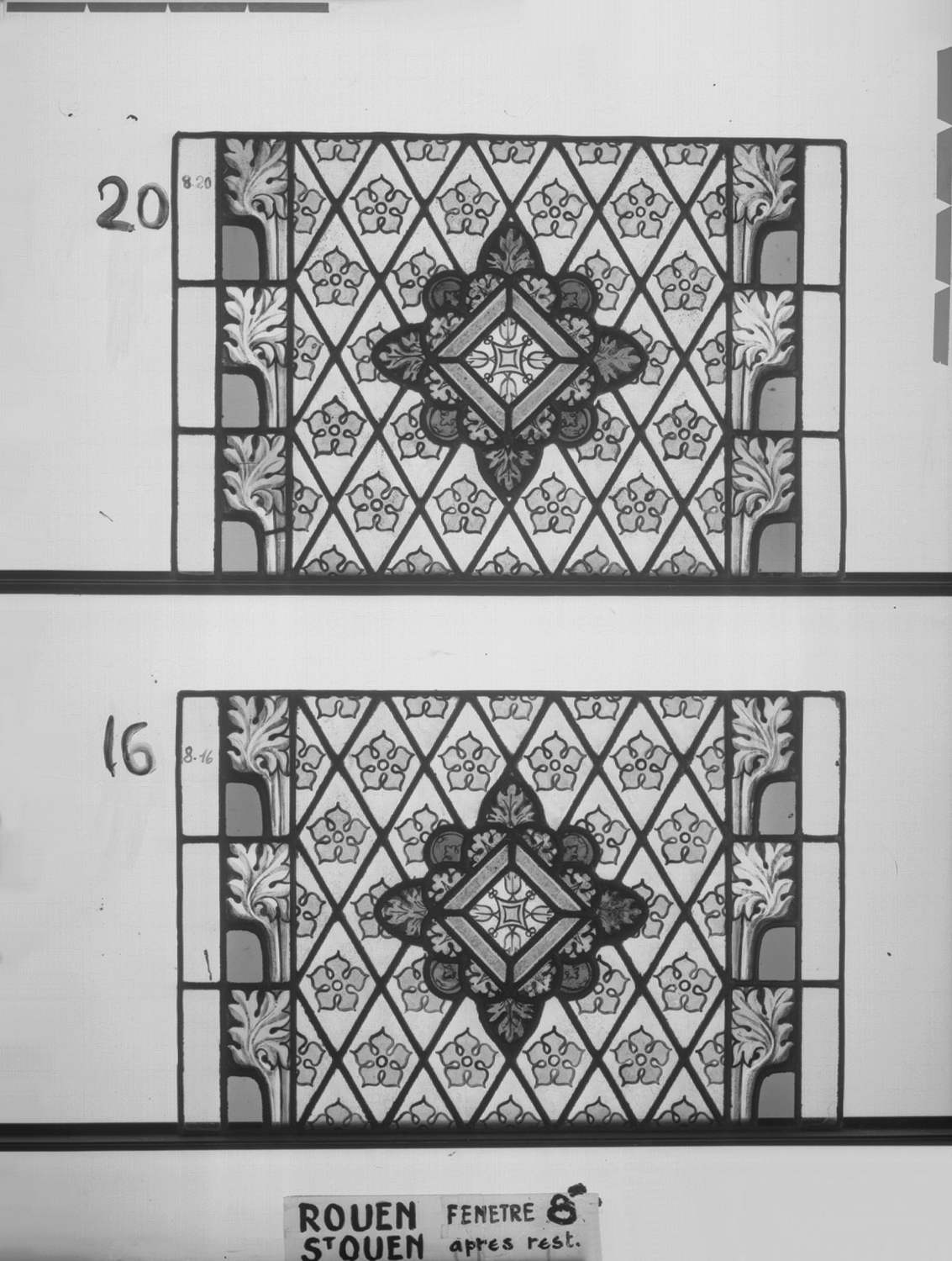 Fenêtre 8 ; Panneaux 16 - 20