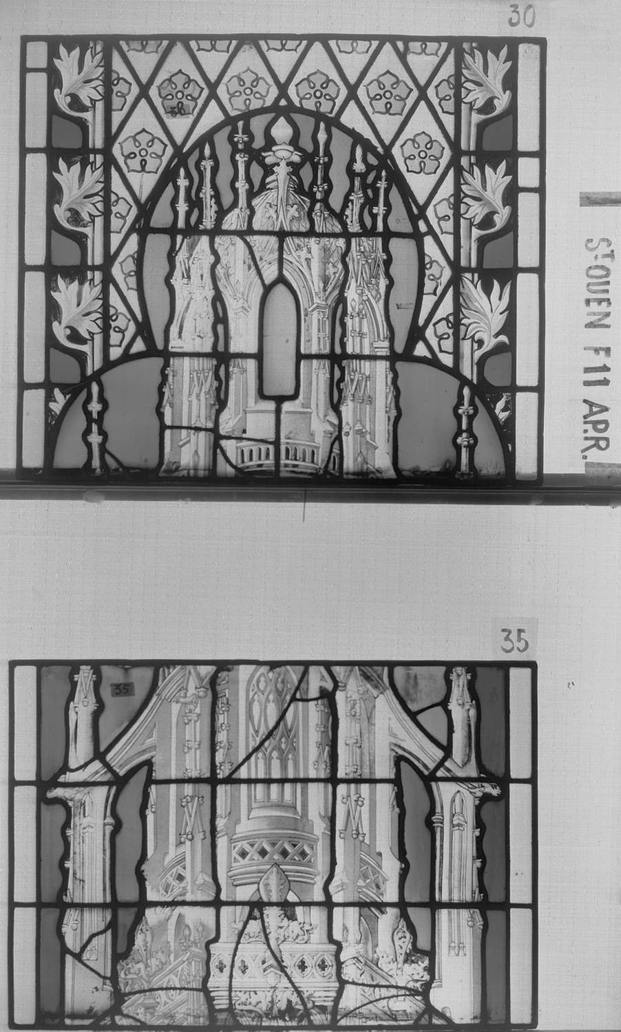 Fenêtre 11 ; Panneaux 30 - 35