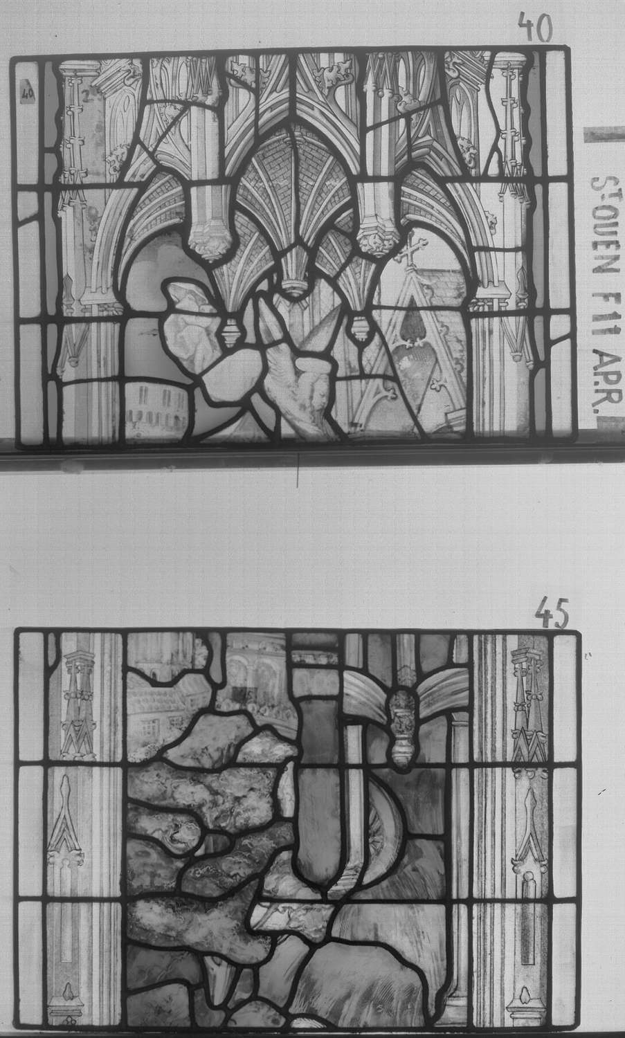 Fenêtre 11 ; Panneaux 40 - 45