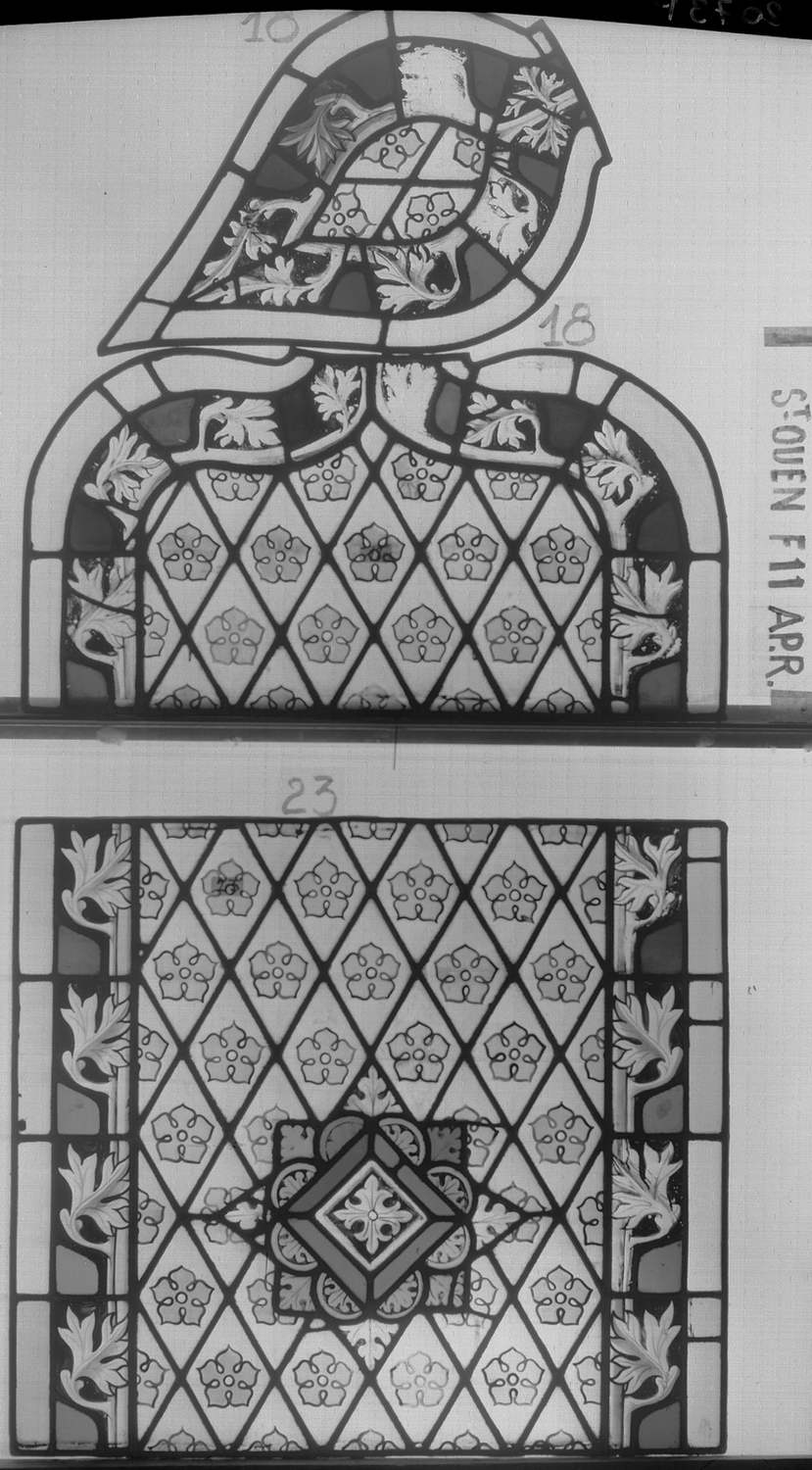 Fenêtre 11 ; Panneau 23 ; Tête de lancette 18