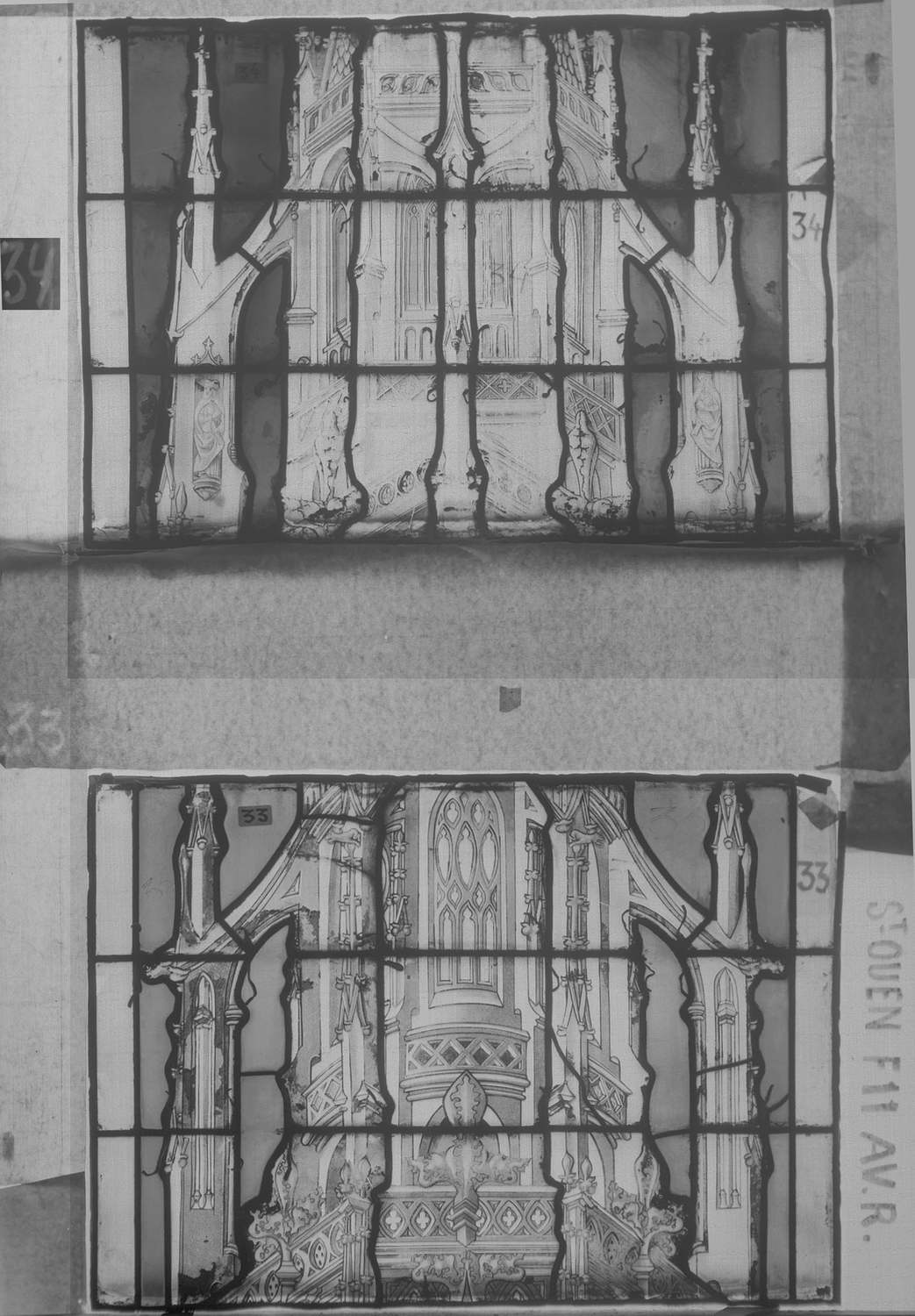 Fenêtre 11 ; Panneaux 33 - 34