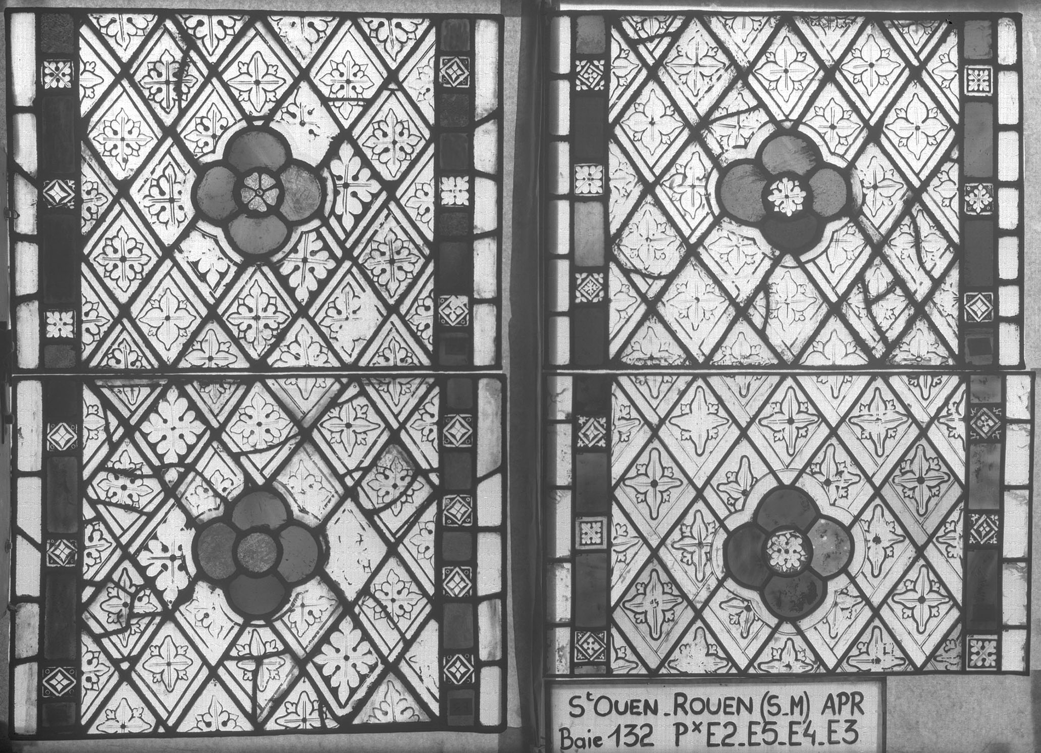 Baie 132 ; Panneaux E2 à E5