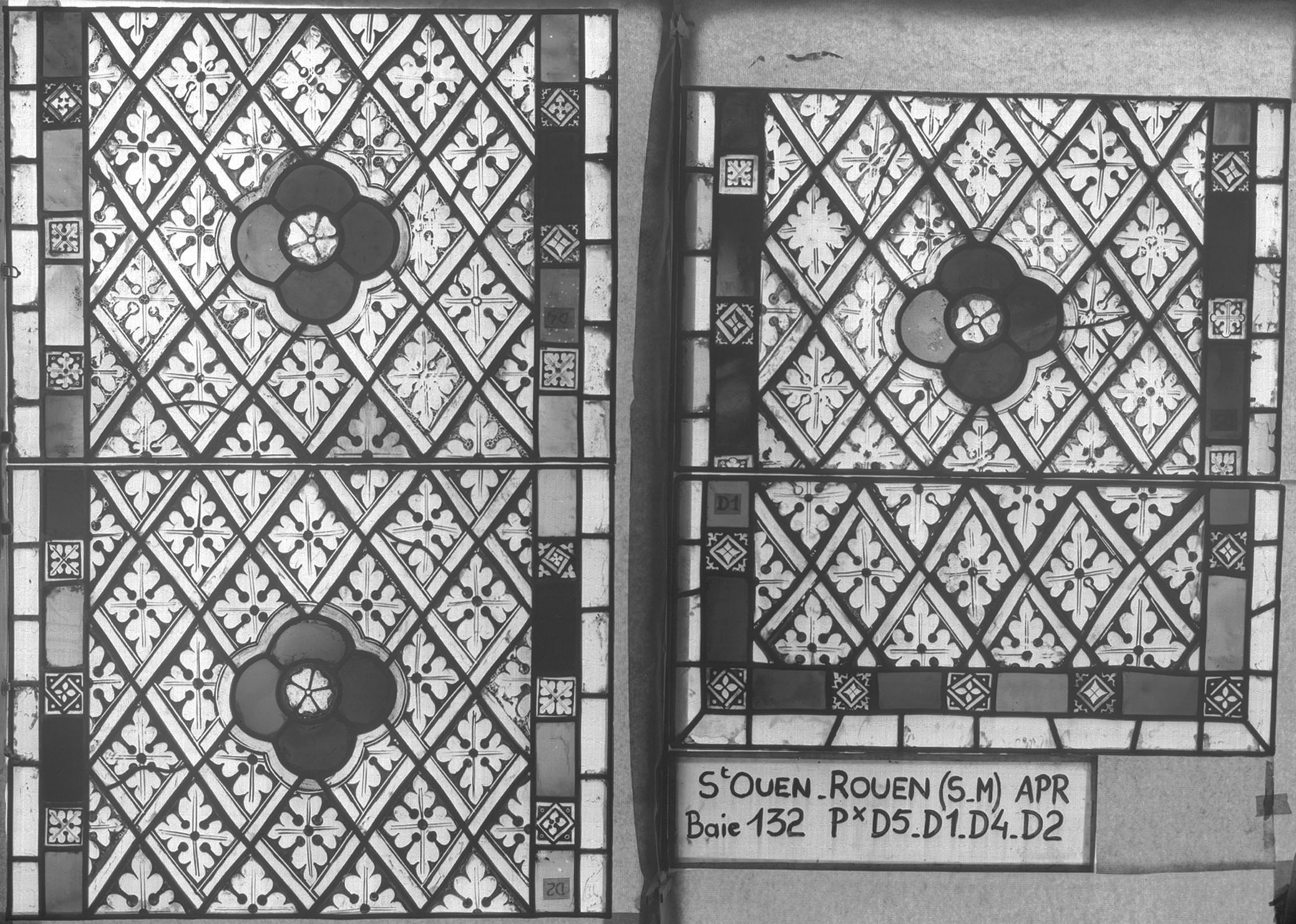 Baie 132 ; Panneaux D5 - D1 - D4 - D2