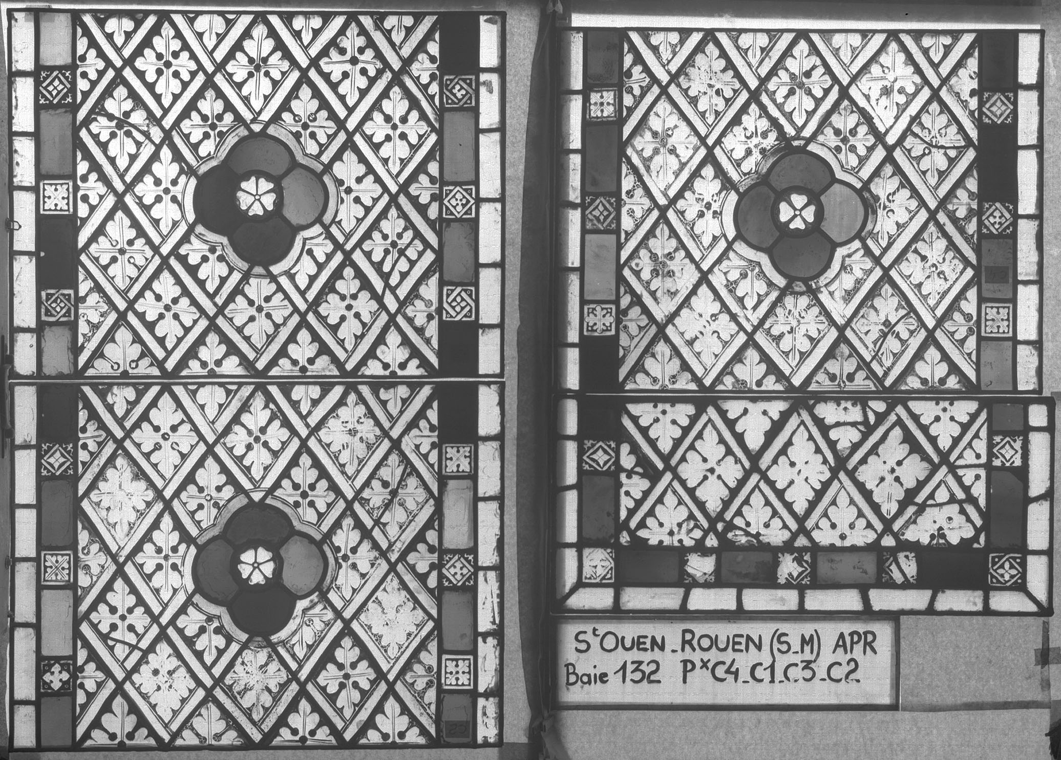 Baie 132 ; Panneaux C1 à C4