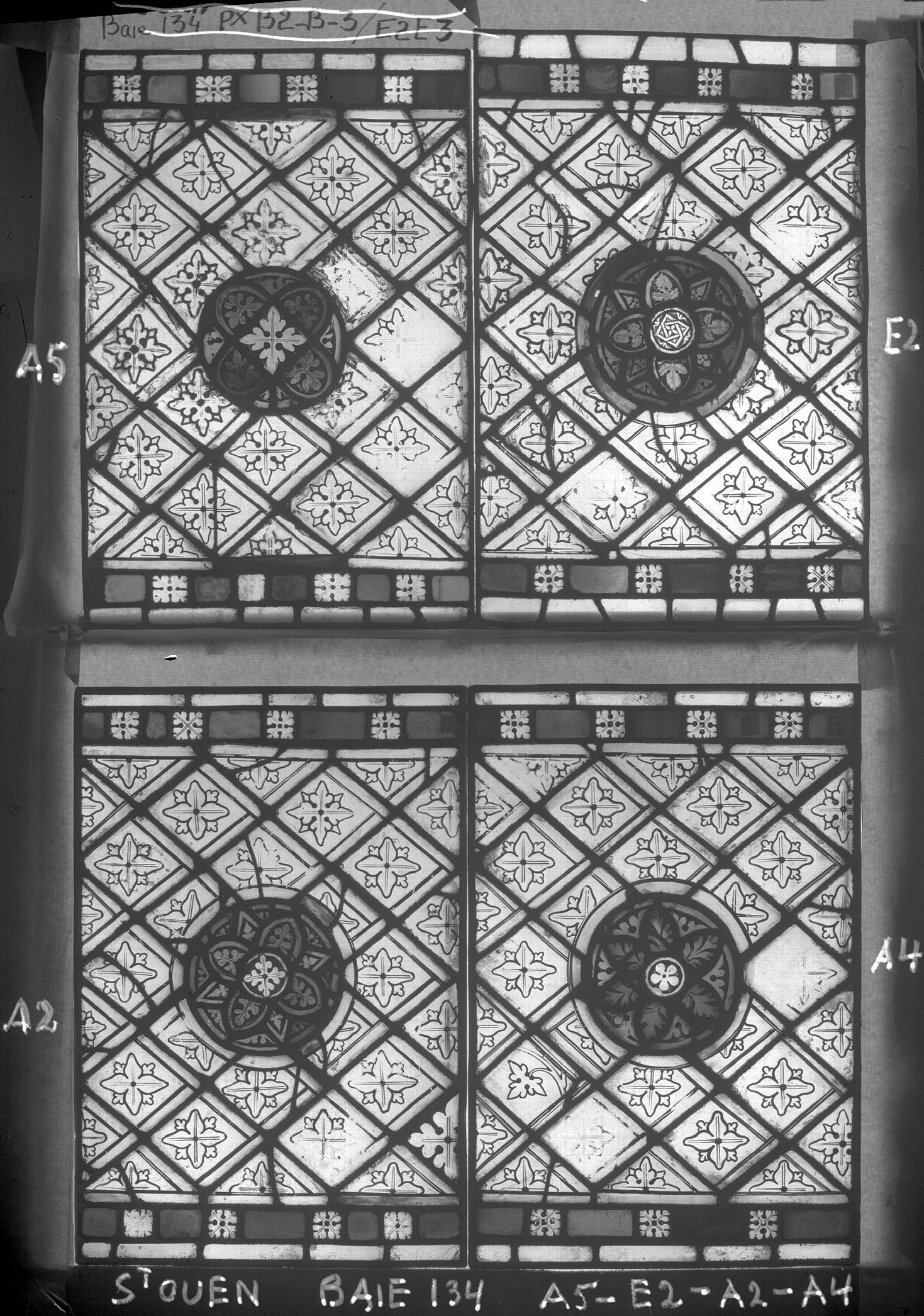 Baie 134 ; Panneaux A5 - E2 - A2 - A4