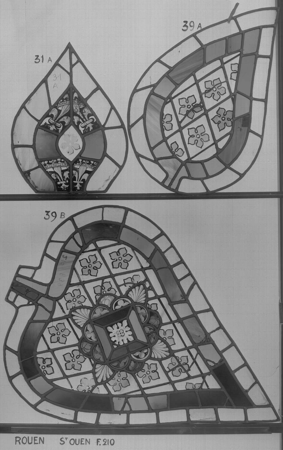 Baie 210 ; Fragments 31A - 39A - 39B