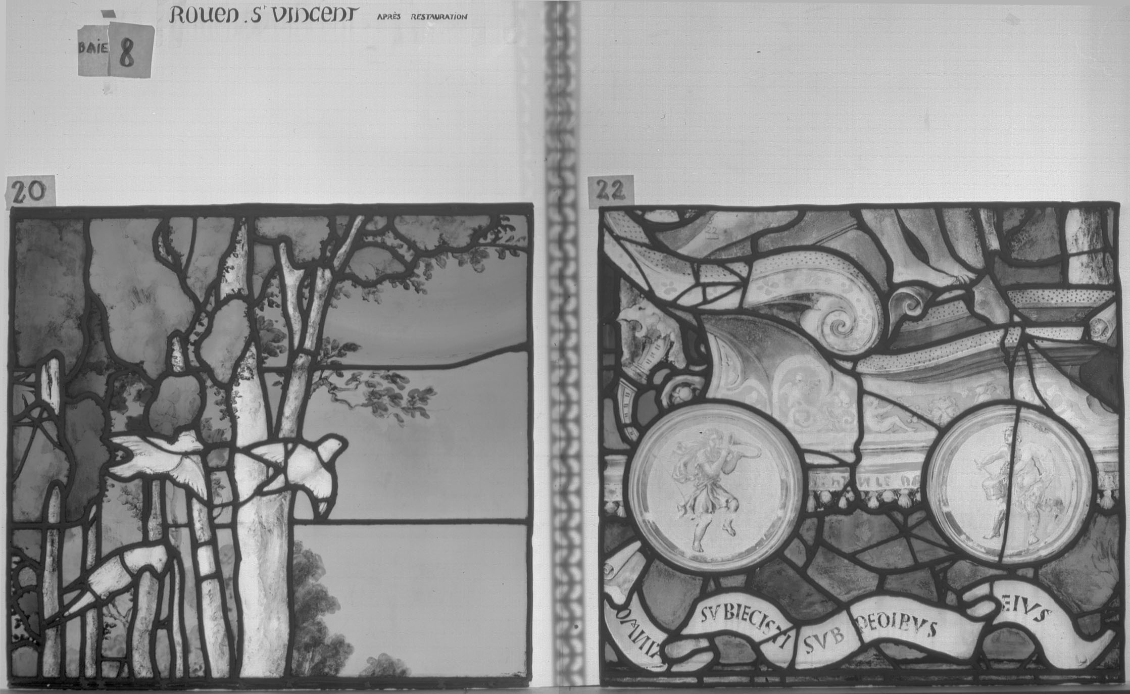 Fenêtre 8 ; Panneaux 20 - 22