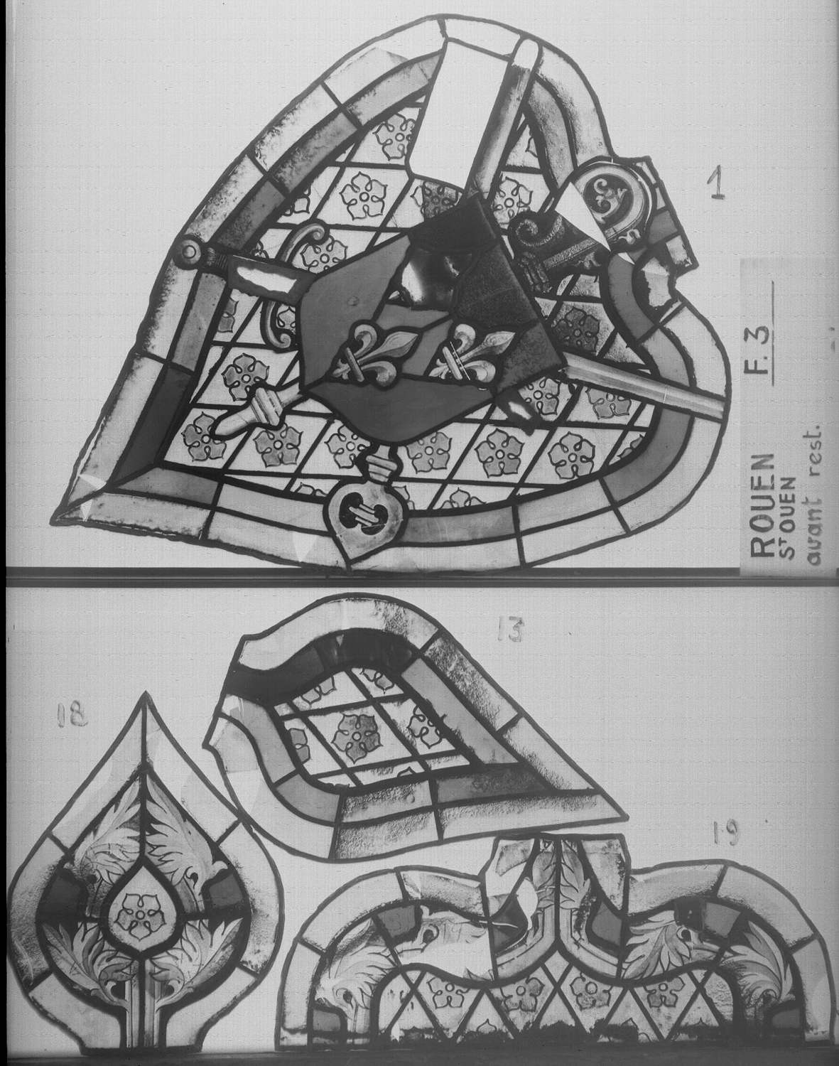 Fenêtre 3 ; Lobe 1 ; Fragments 13 - 18 - 19