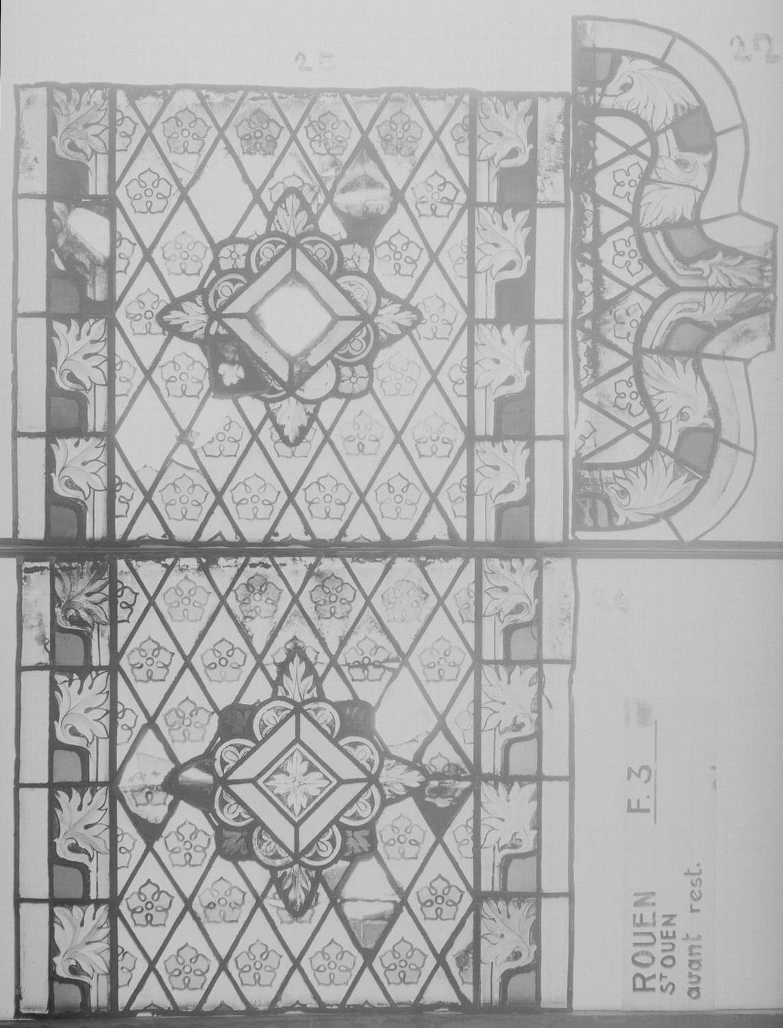 Fenêtre 3 ; Panneaux 25 – 26 ; Fragment 22