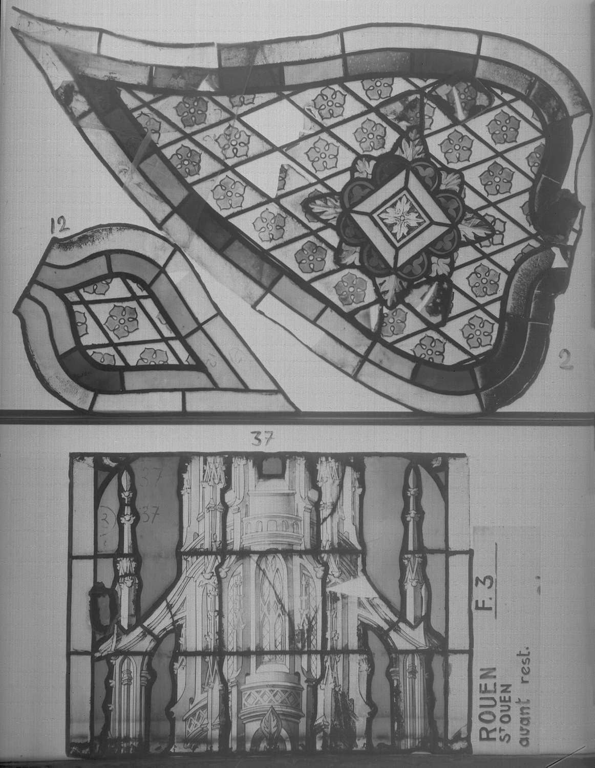 Fenêtre 3 ; Panneau 37 ; Lobes 2 - 12