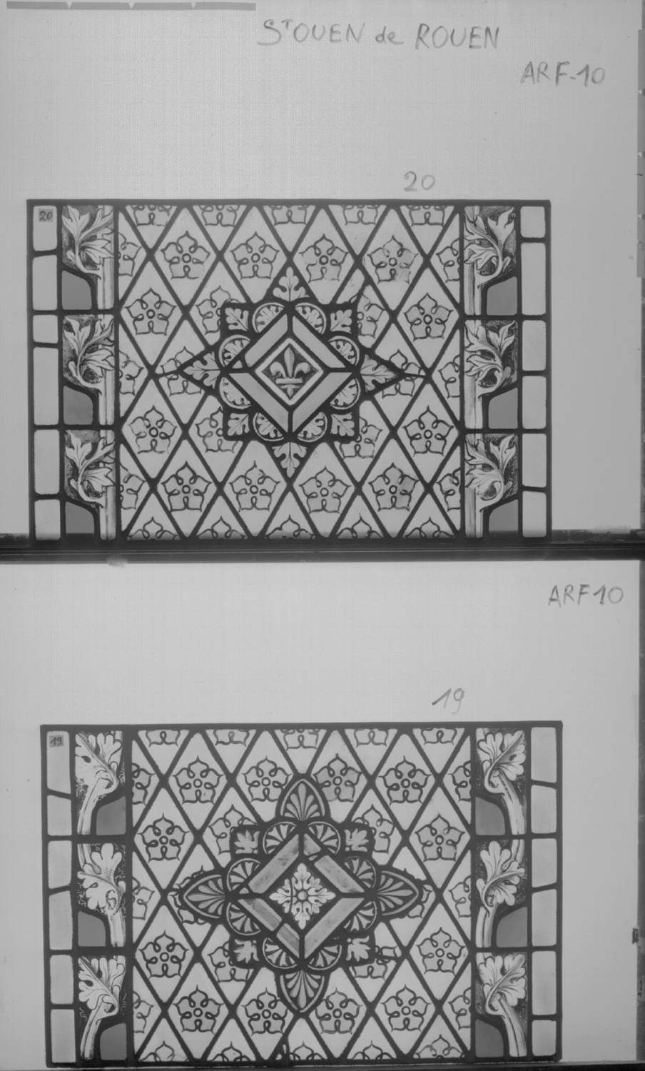 Fenêtre 10 ; Panneaux 20 - 19