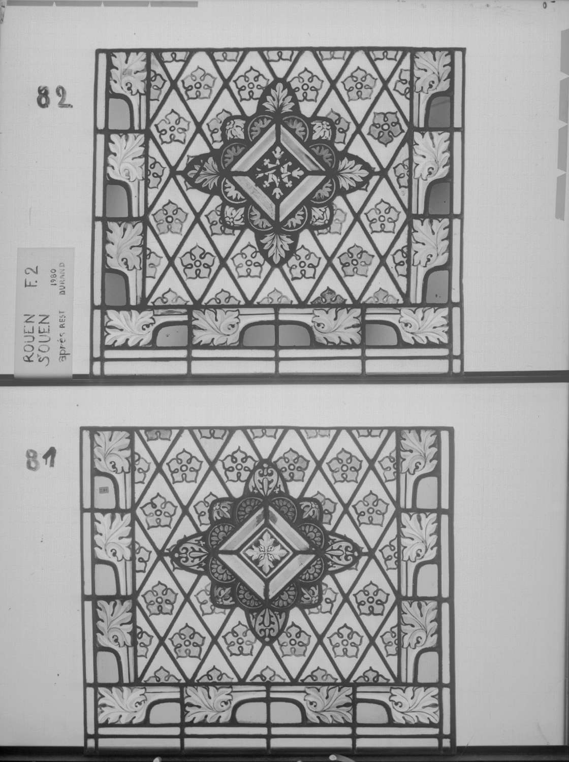 Fenêtre 2 ; Panneaux 82 - 81