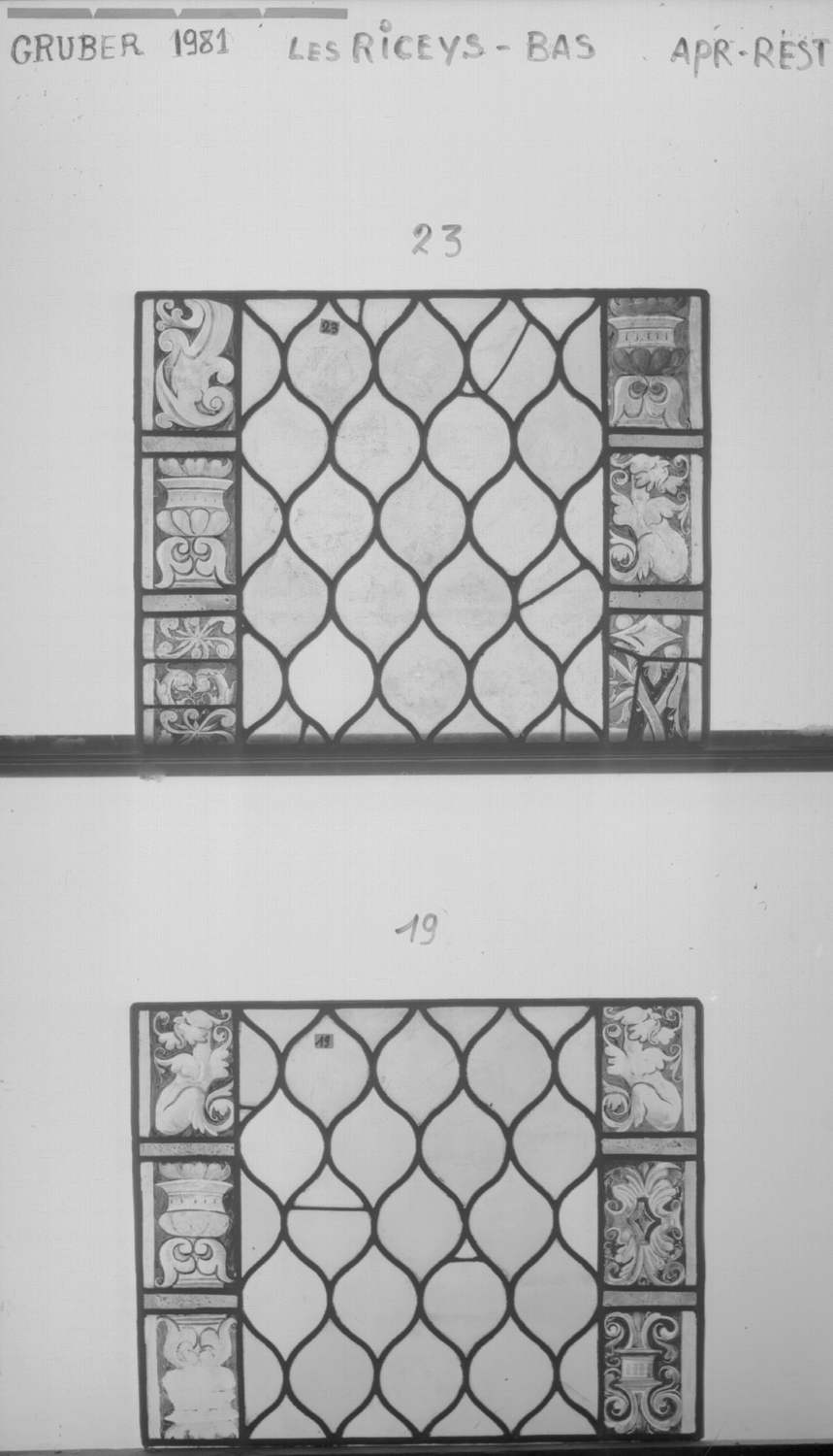 Fenêtre 9 ; Panneaux 19 - 23