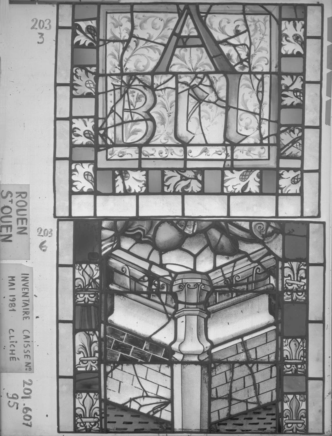 Fenêtre 203 ; Panneaux  3 – 6