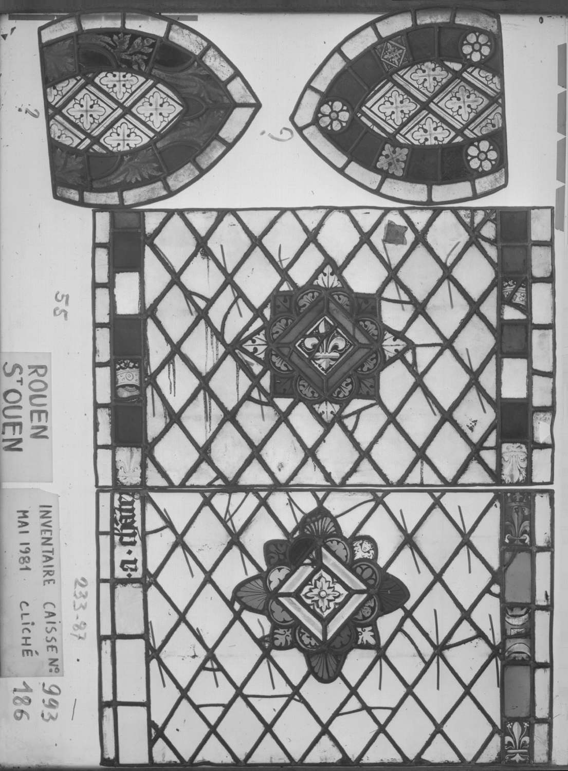 Panneaux 233.87 – 55 ; Fragments non numérotés