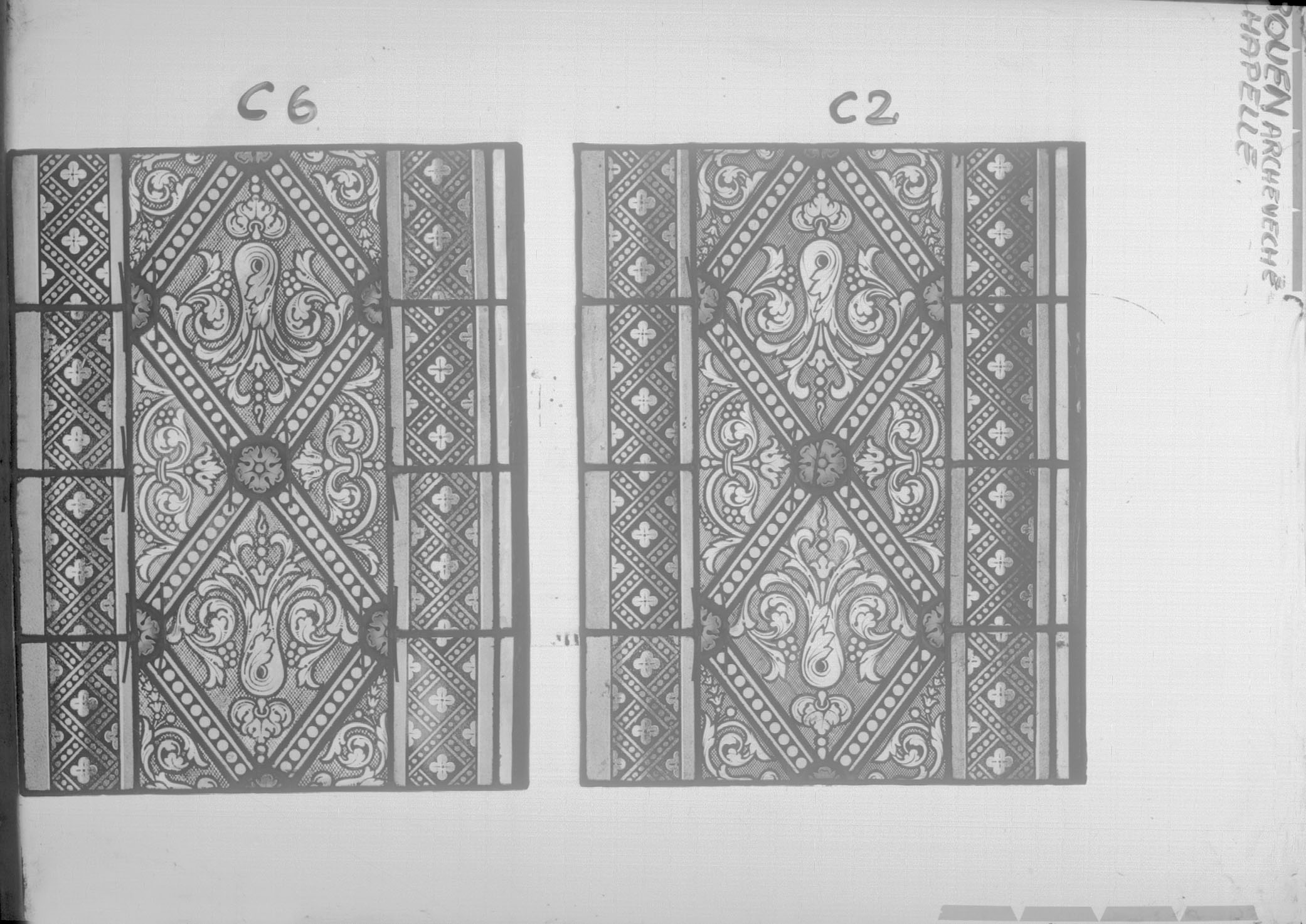 Chapelle ; Panneaux C6 - C2