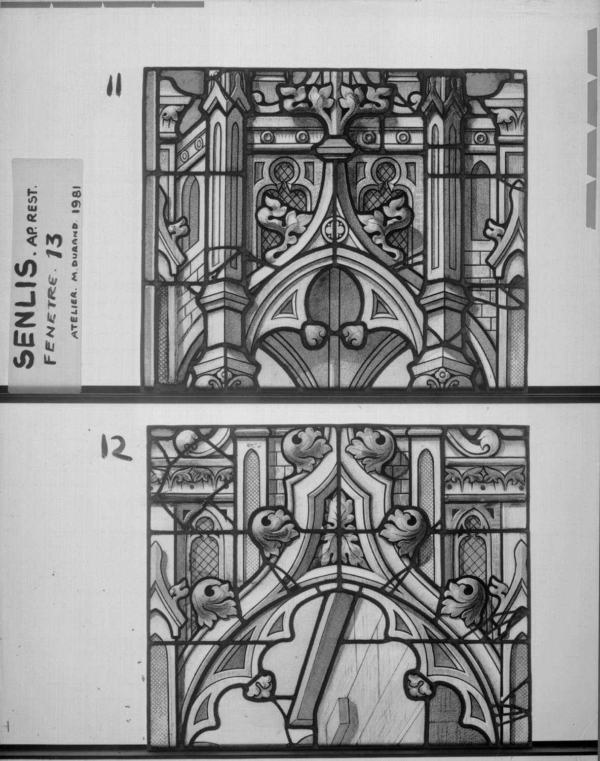 Fenêtre 13 ; Panneaux 11 - 12