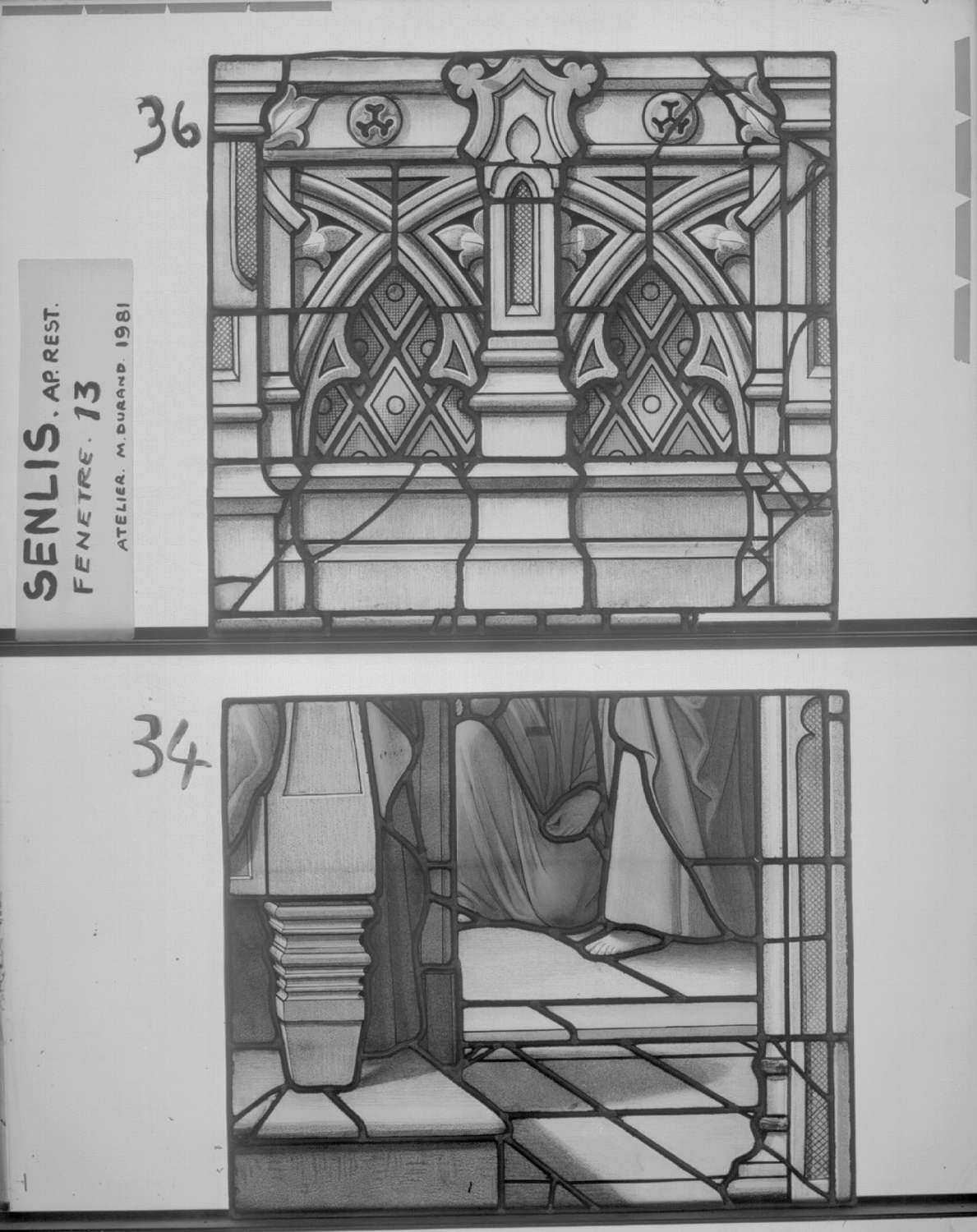 Fenêtre 13 ; Panneaux 34 - 36