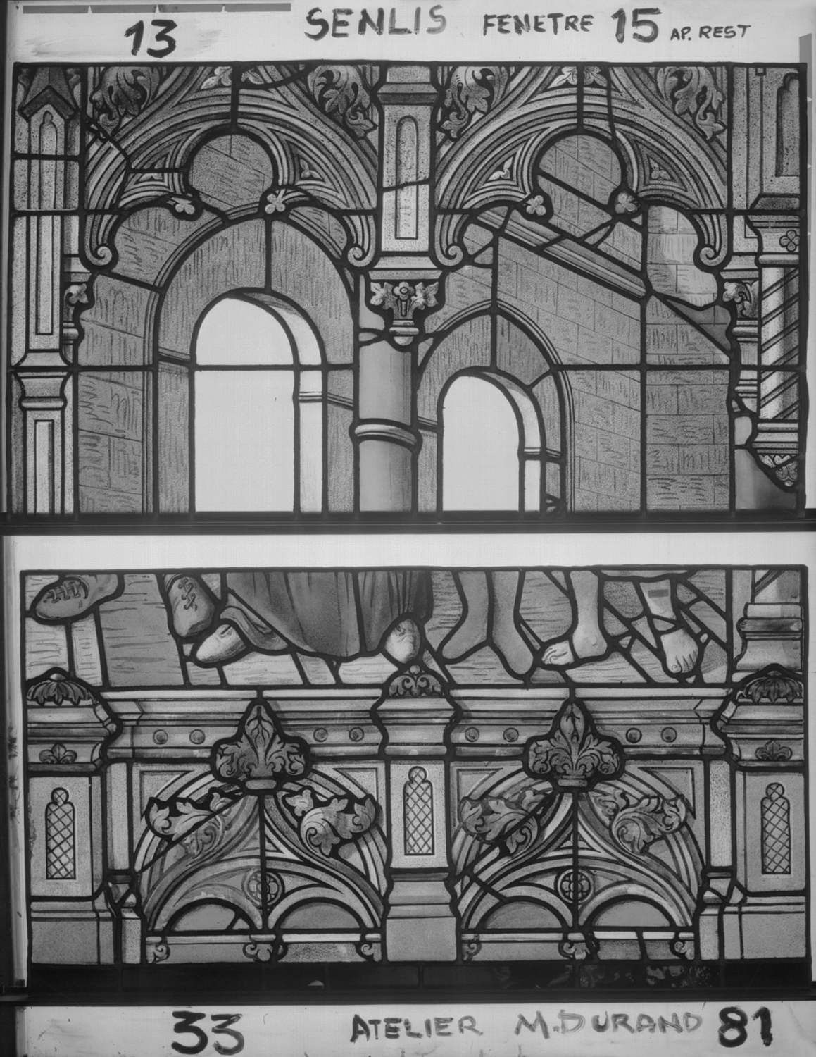 Fenêtre 15 ; Panneaux 13 - 33