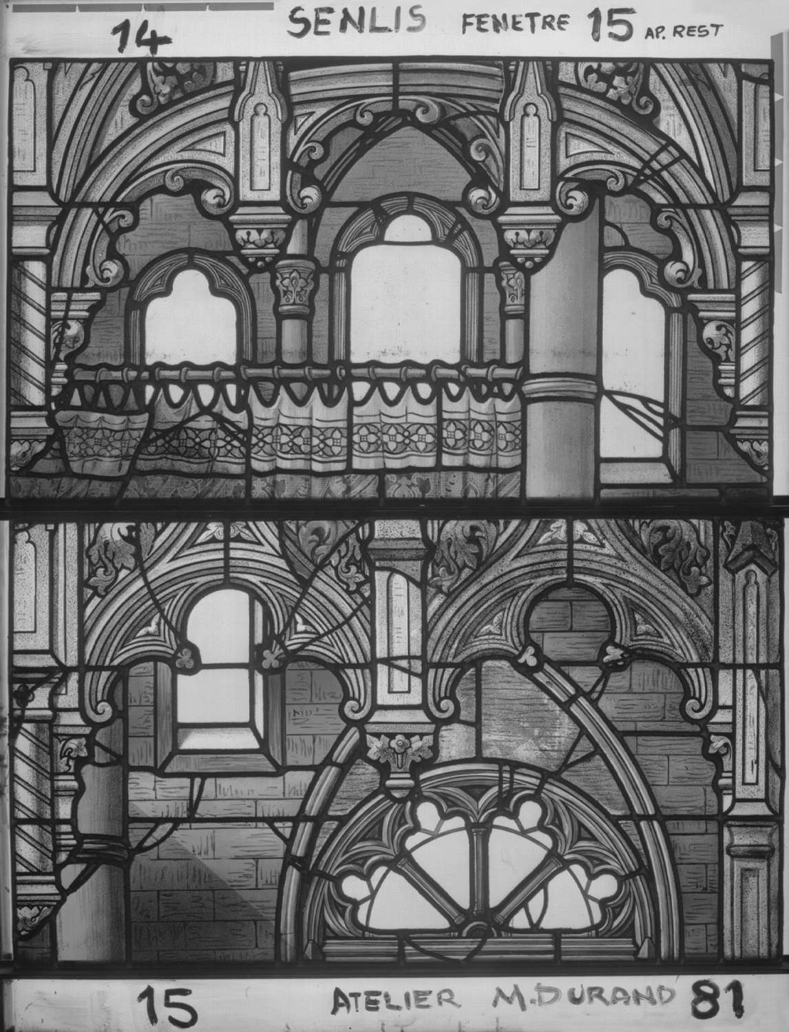 Fenêtre 15 ; Panneaux 14 - 15