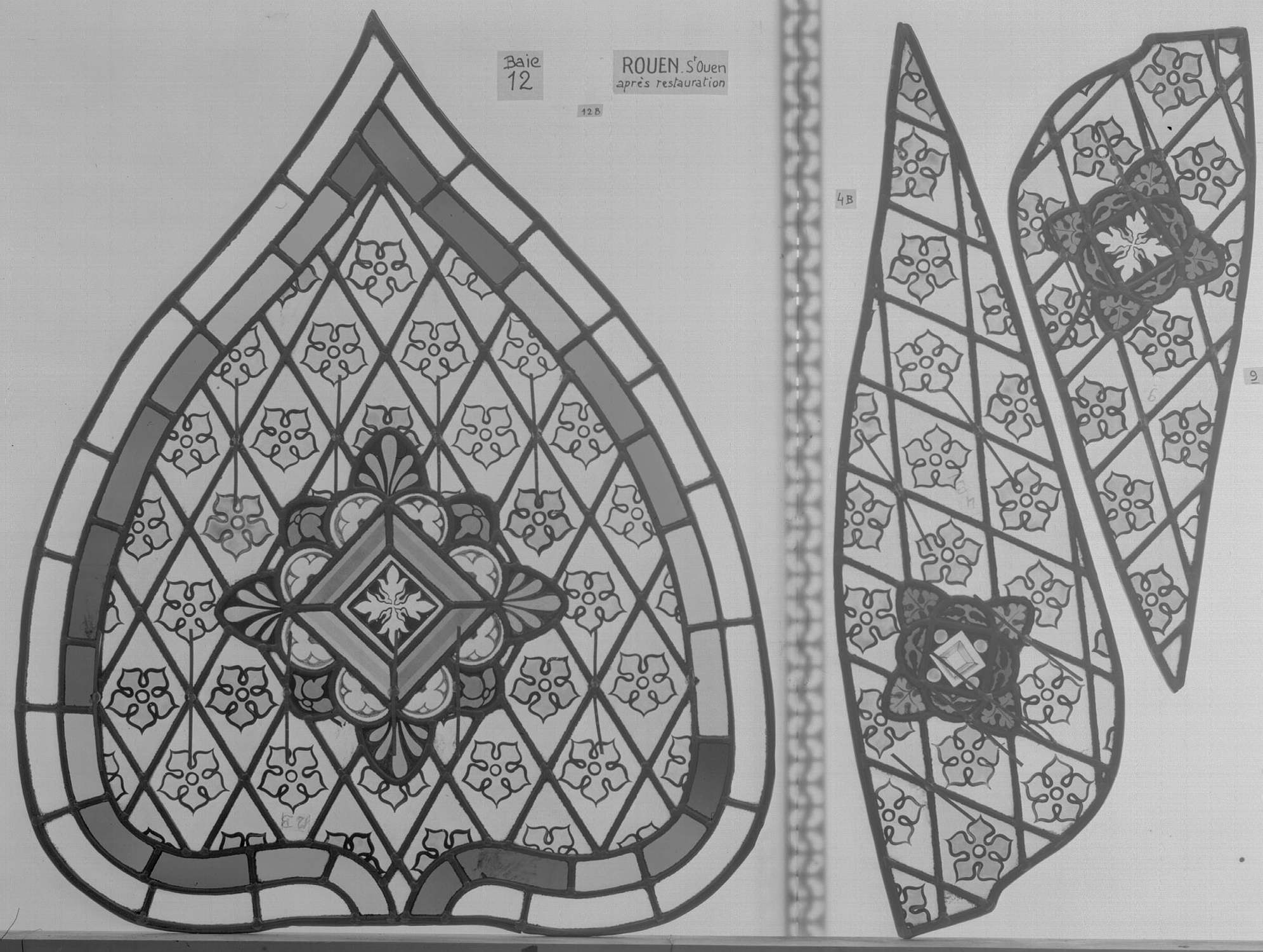 Baie 12 ; Panneaux 12B - 4B - 9