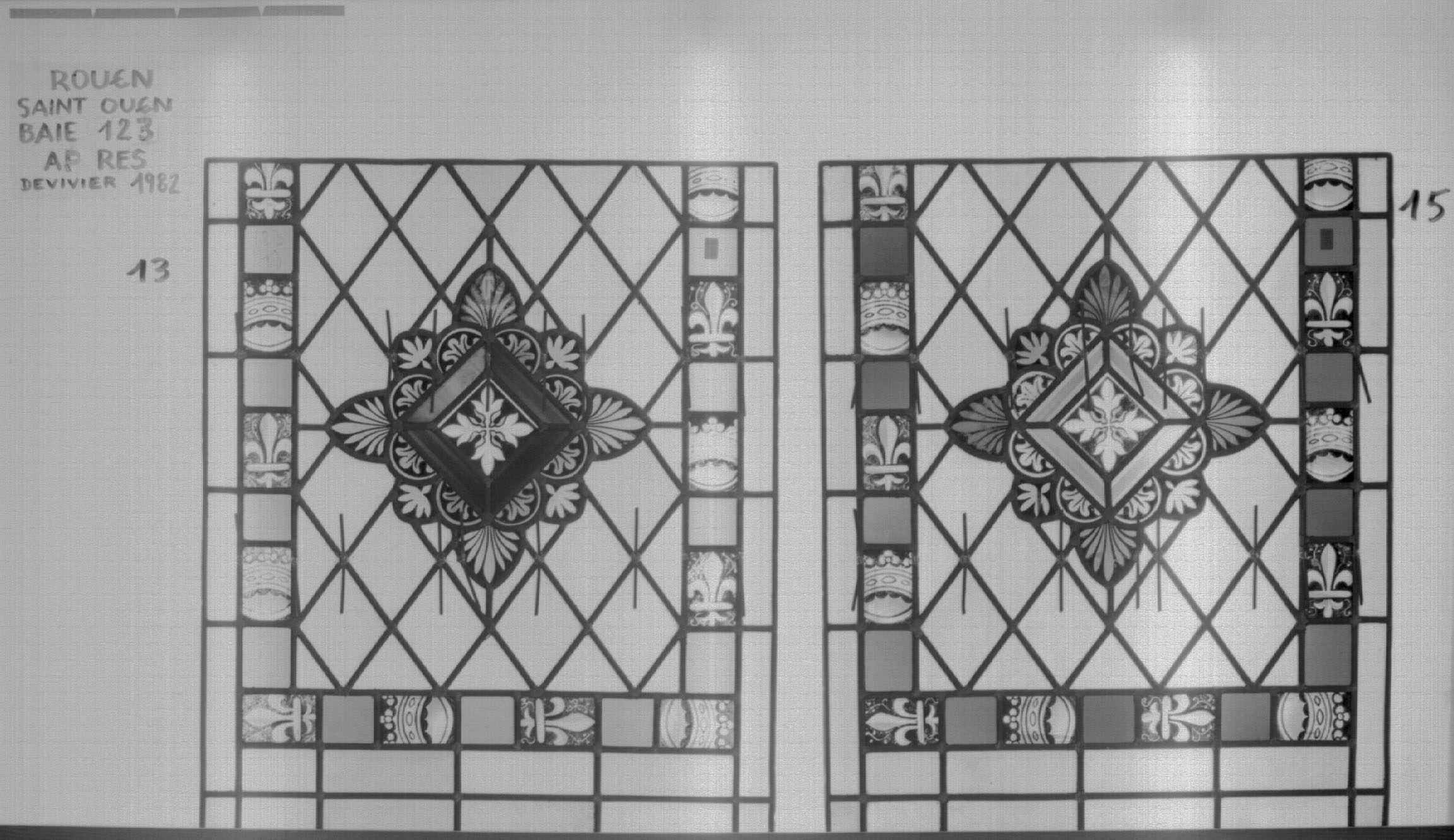 Fenêtre 123 ; Panneaux 13 - 15