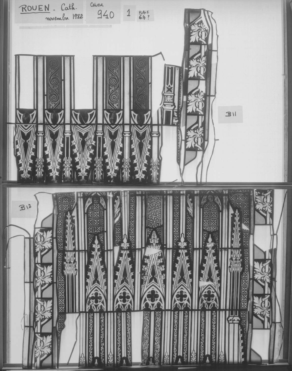 Baie 64 ; Panneaux B11 - B12