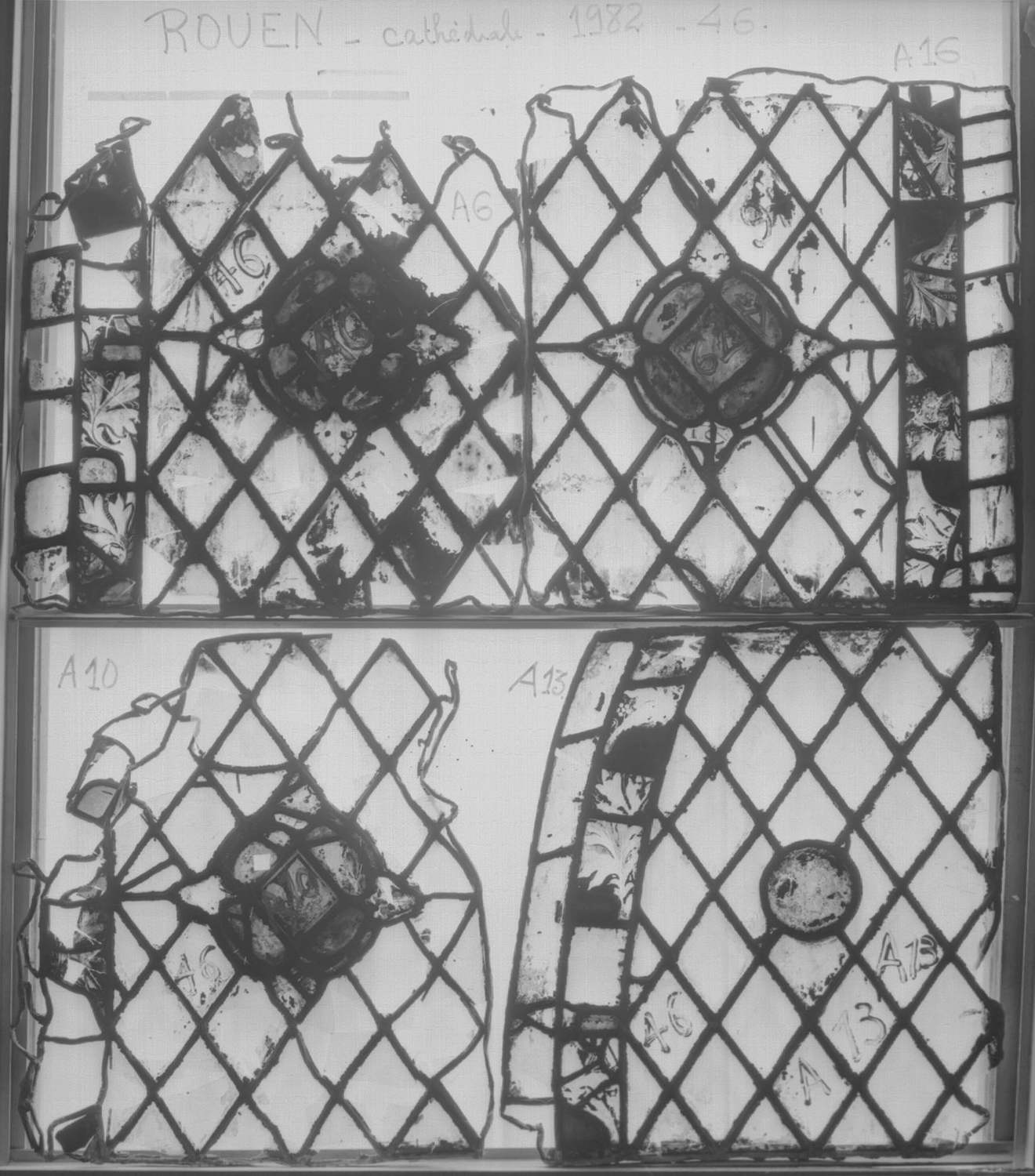 Fenêtre 46 ; Panneaux A10 - A6 - A16 - A13