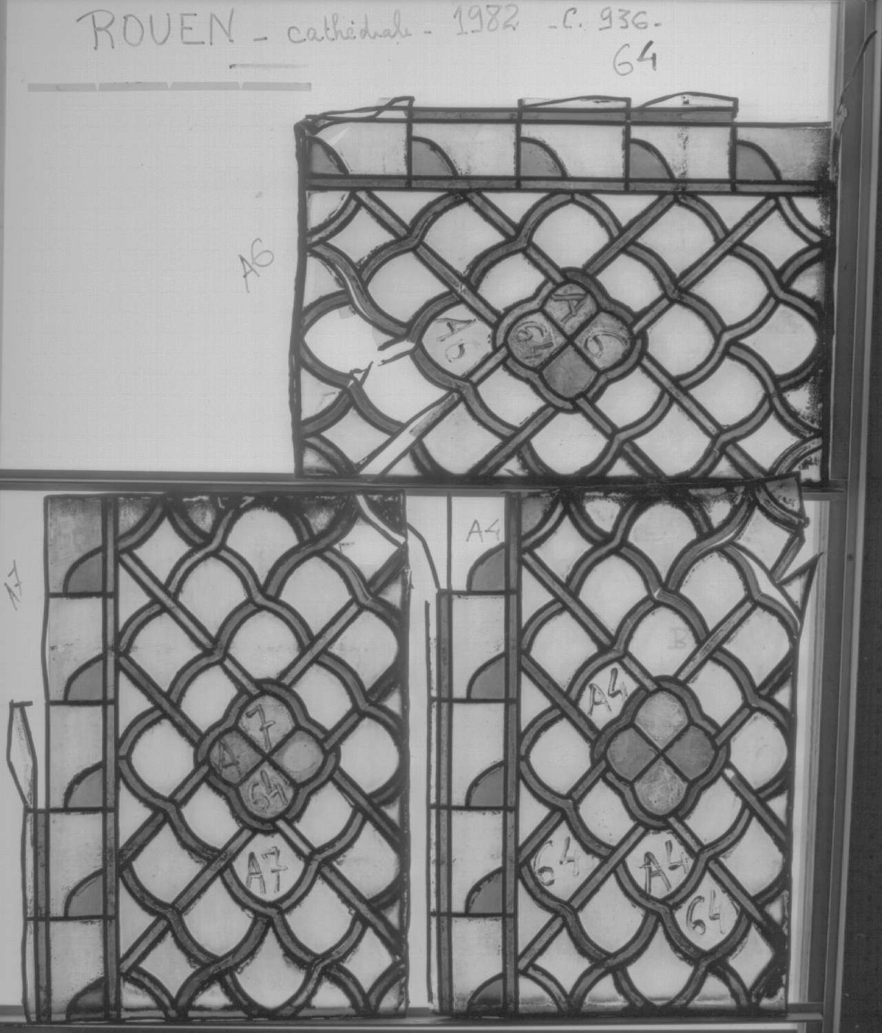 Baie 64 ; Panneaux A6 – A4 – A7