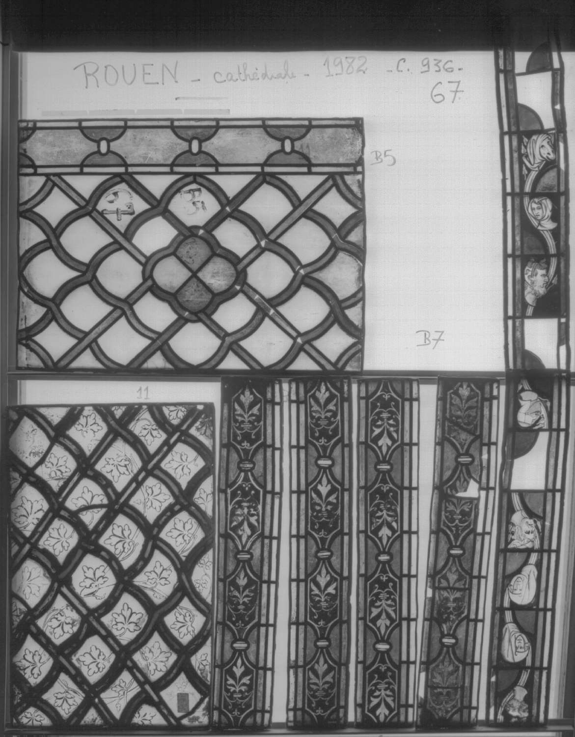 Baie 67 ; Panneaux B5 – 11 – B7