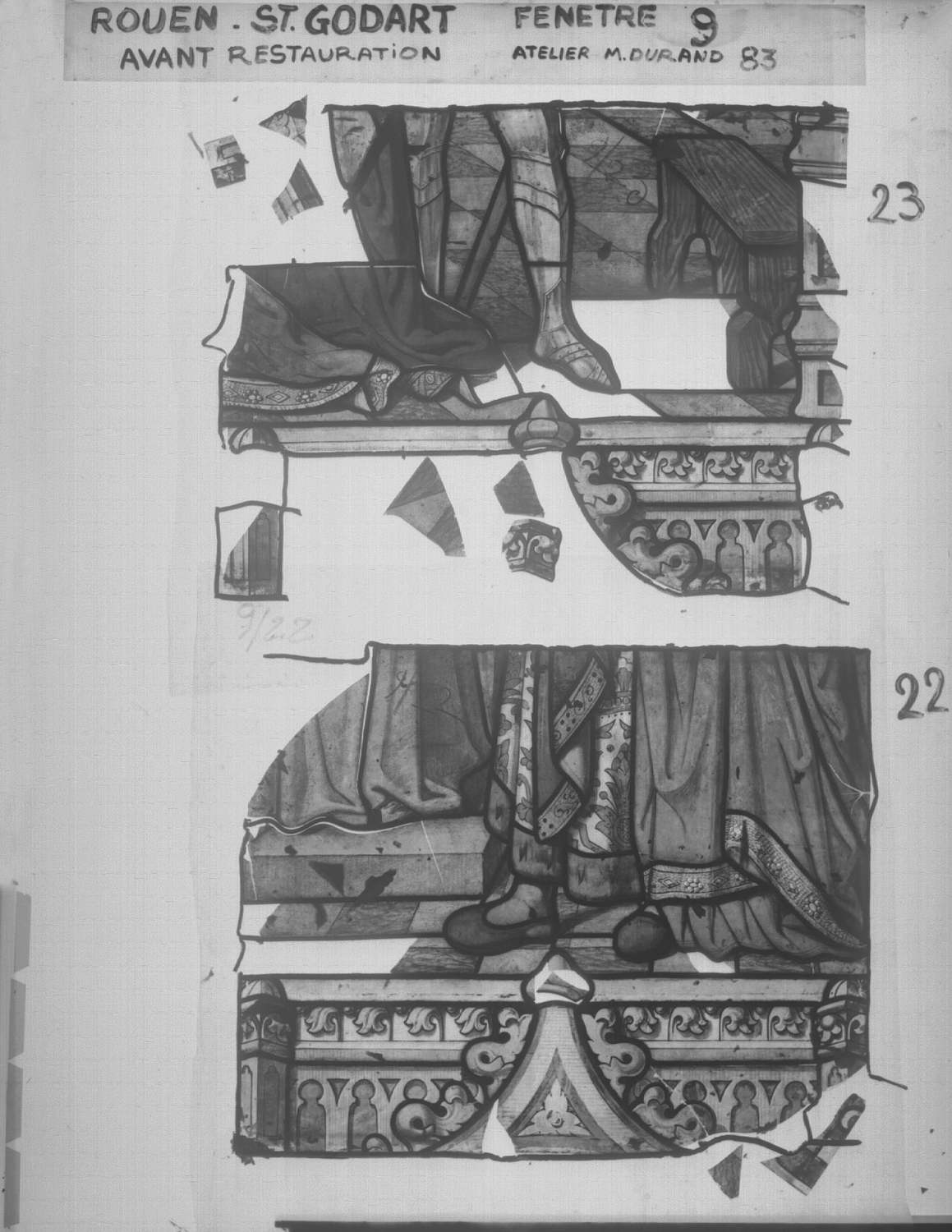 Fenêtre 9 ; Panneaux 22 - 23