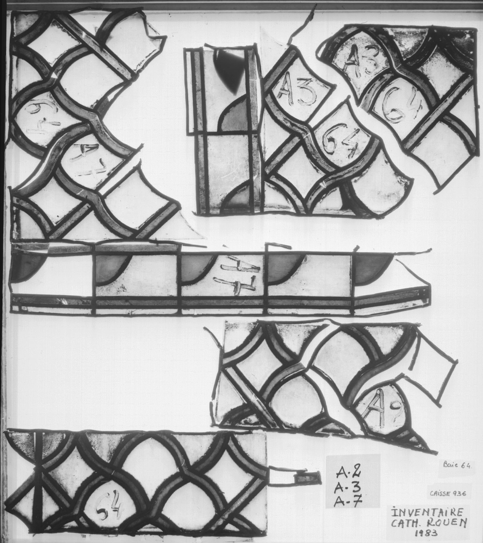 Baie 64 ; Panneaux A2 - A3 – A7