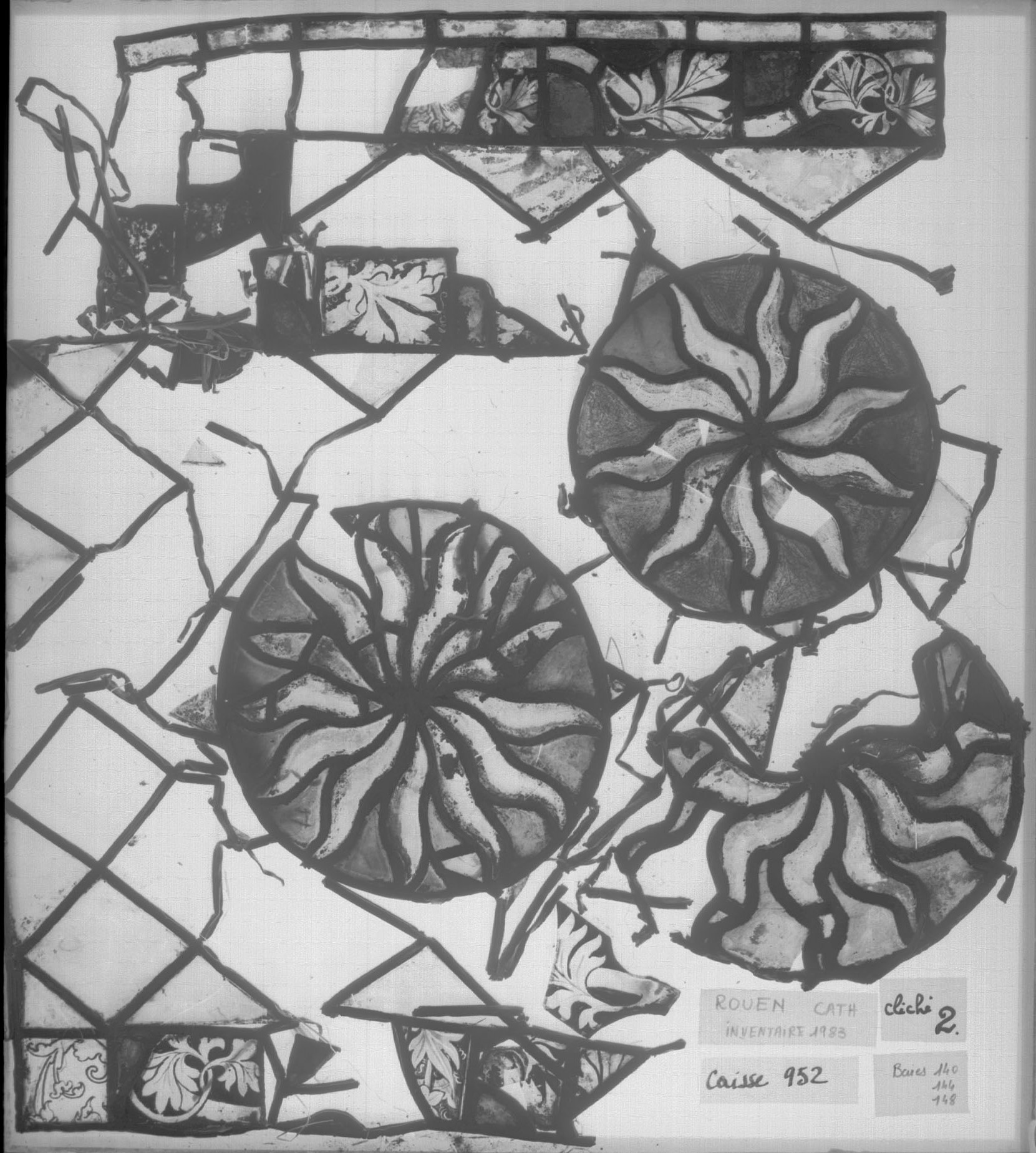 Baies 140 – 144 – 148 ; Fragments