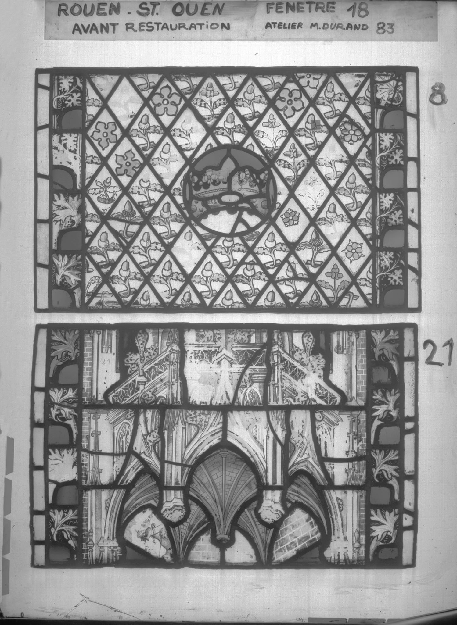 Fenêtre 18 ; Panneaux 8 - 21